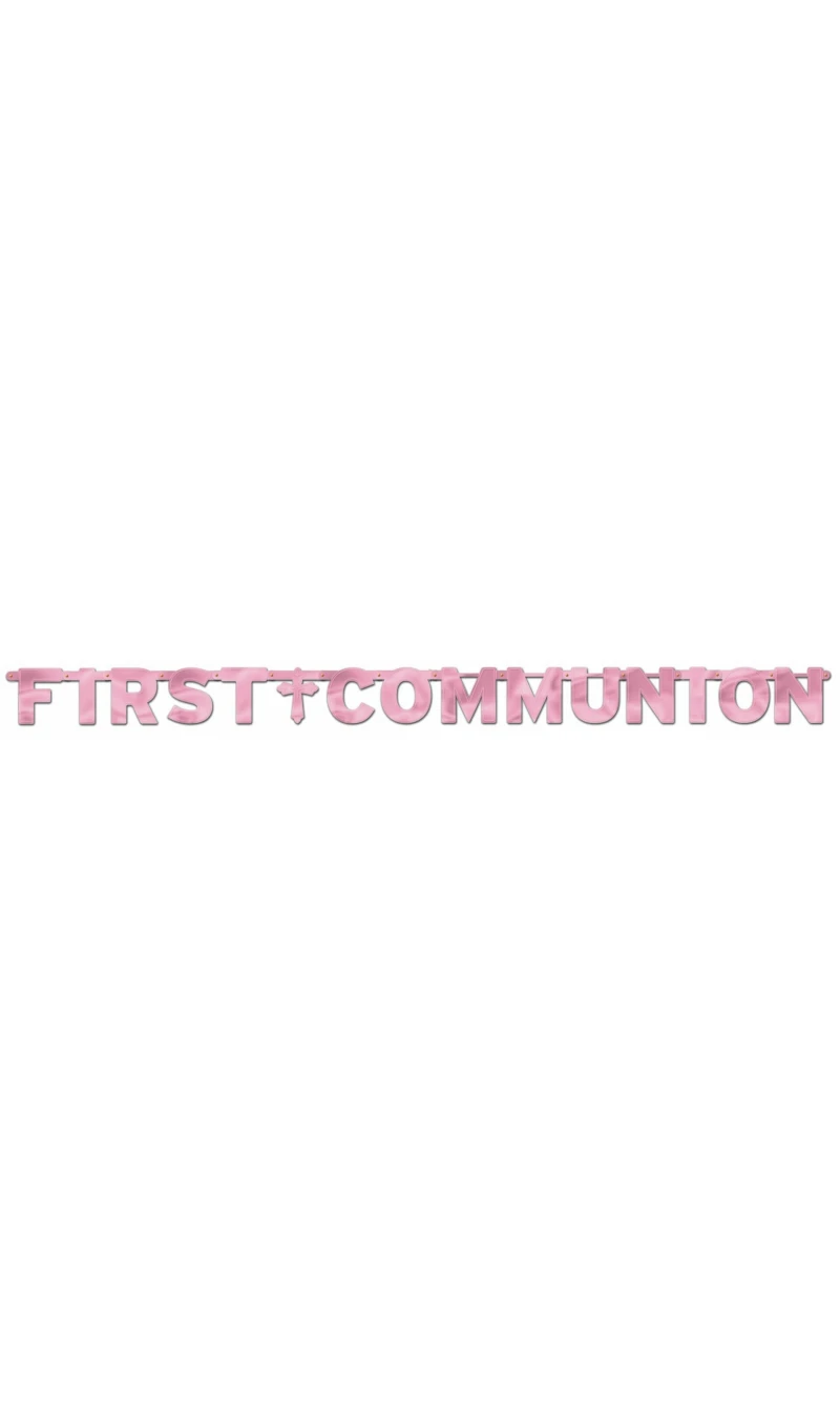 Blessings Pink Paper Letter Banner - 2.43m