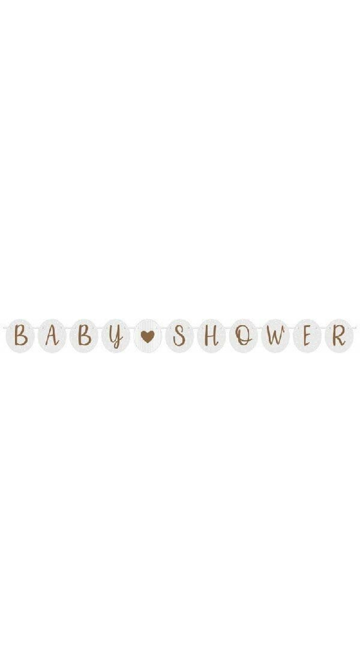 Baby Shower Oval Bunting