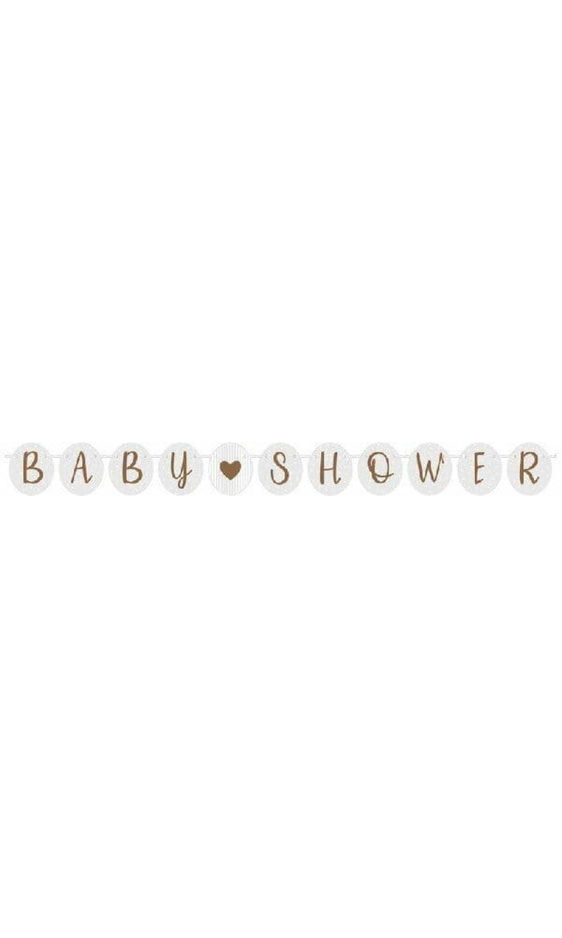 Baby Shower Oval Bunting