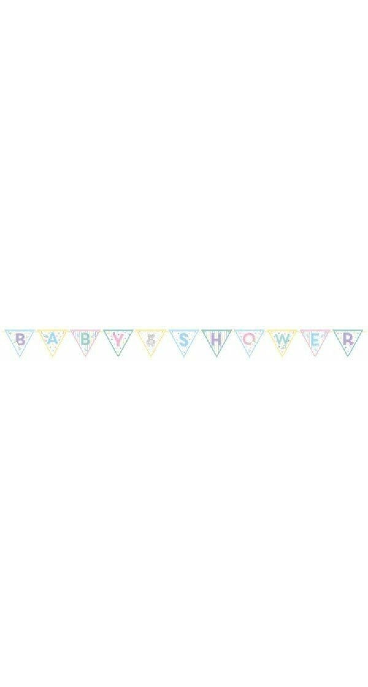 Baby Shower Triangle Flag Bunting