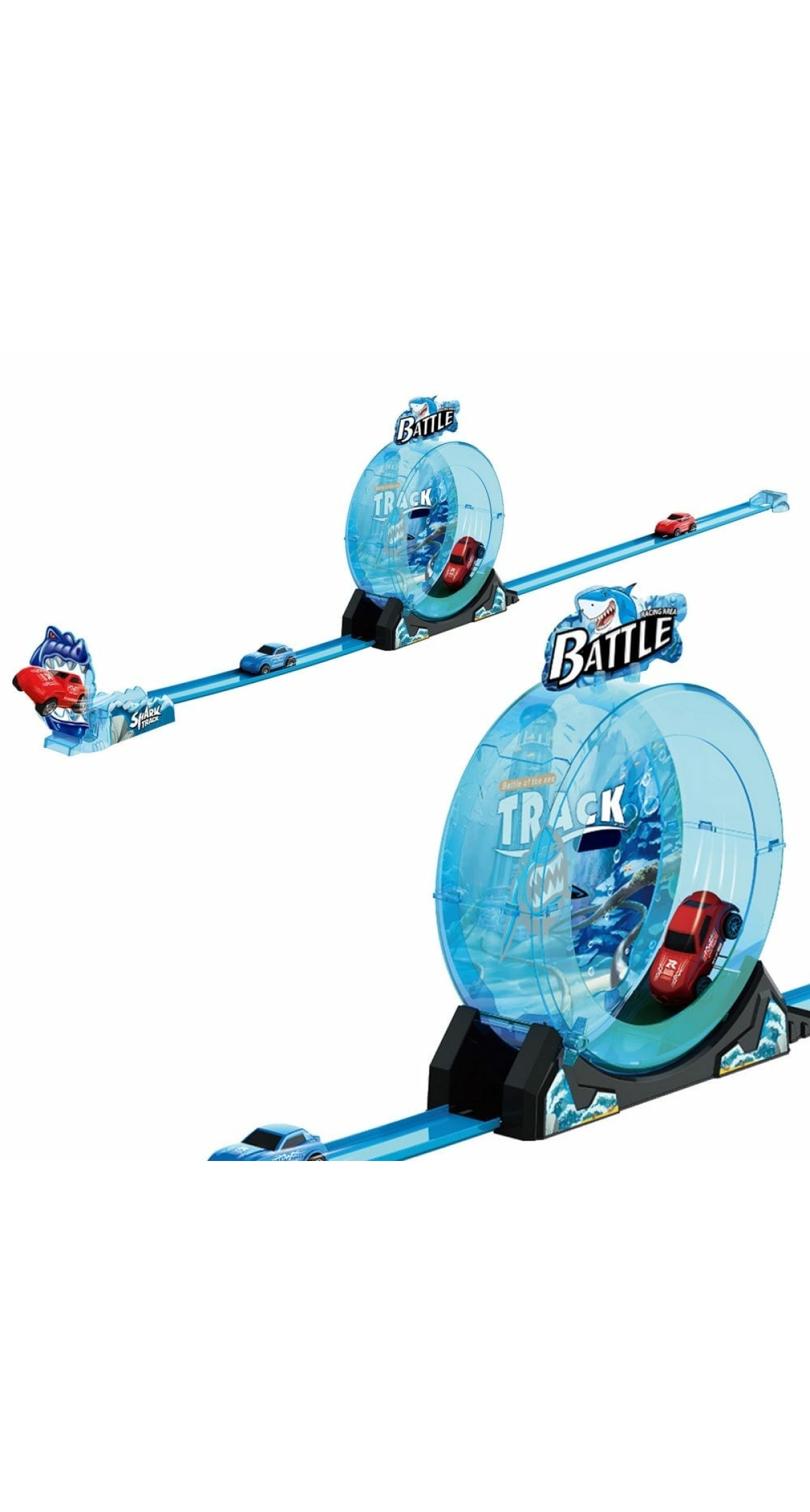 Looping Shark Track Battle -131cm x 9.5cm x 21.5cm