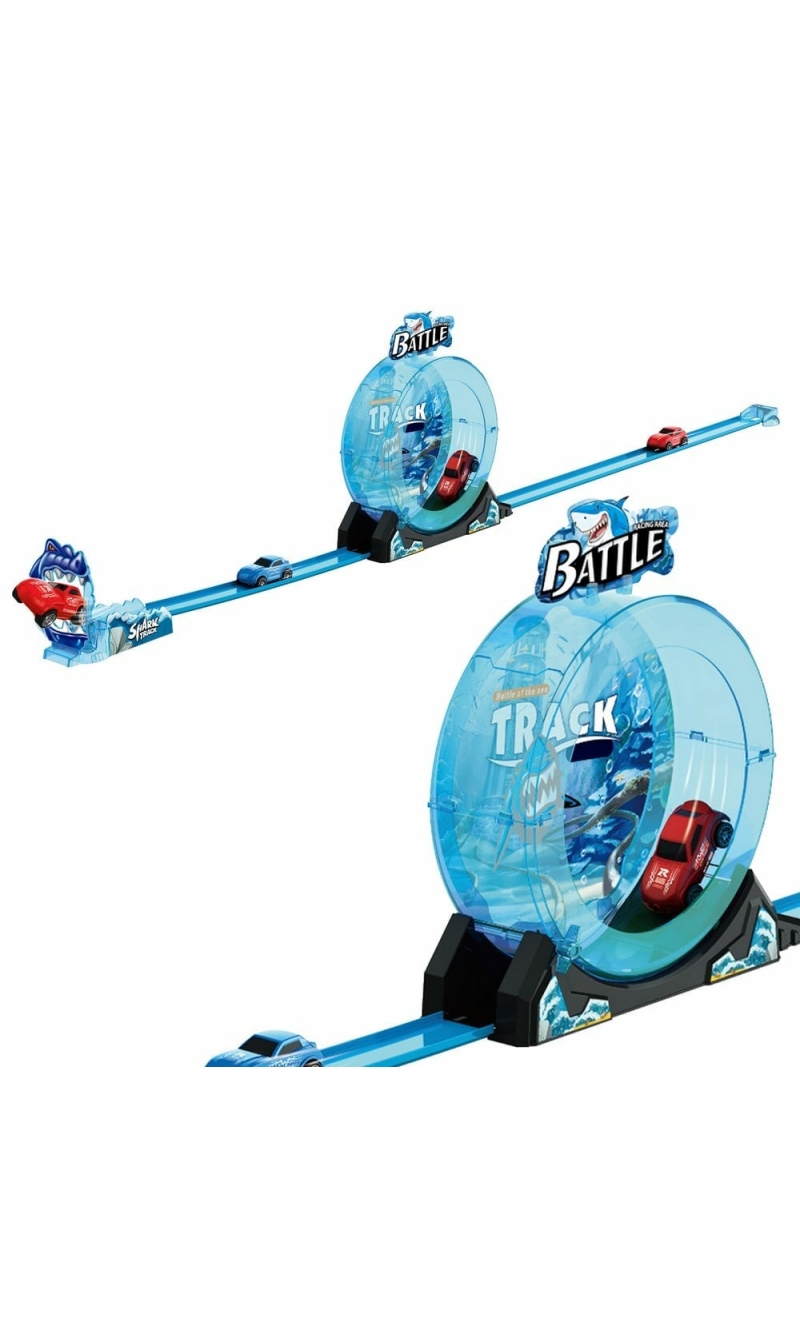 Looping Shark Track Battle -131cm x 9.5cm x 21.5cm