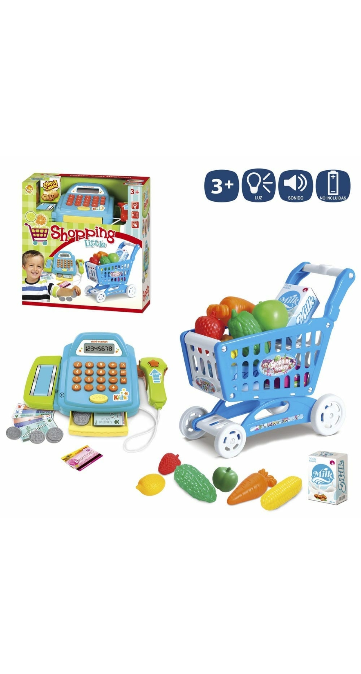 Cash Register With Accessories - 16cm