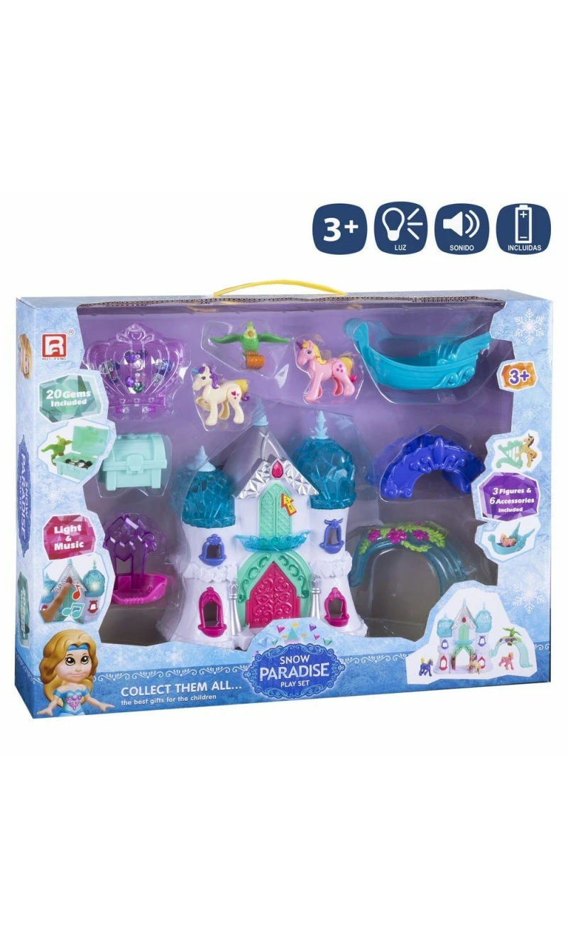 Castle With Light & Sound - 40cm