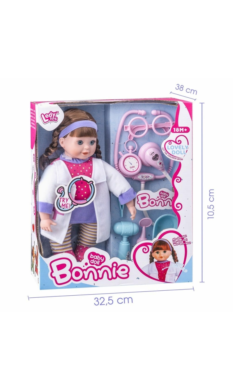 Baby Doctor Doll With Accessories - 35cm