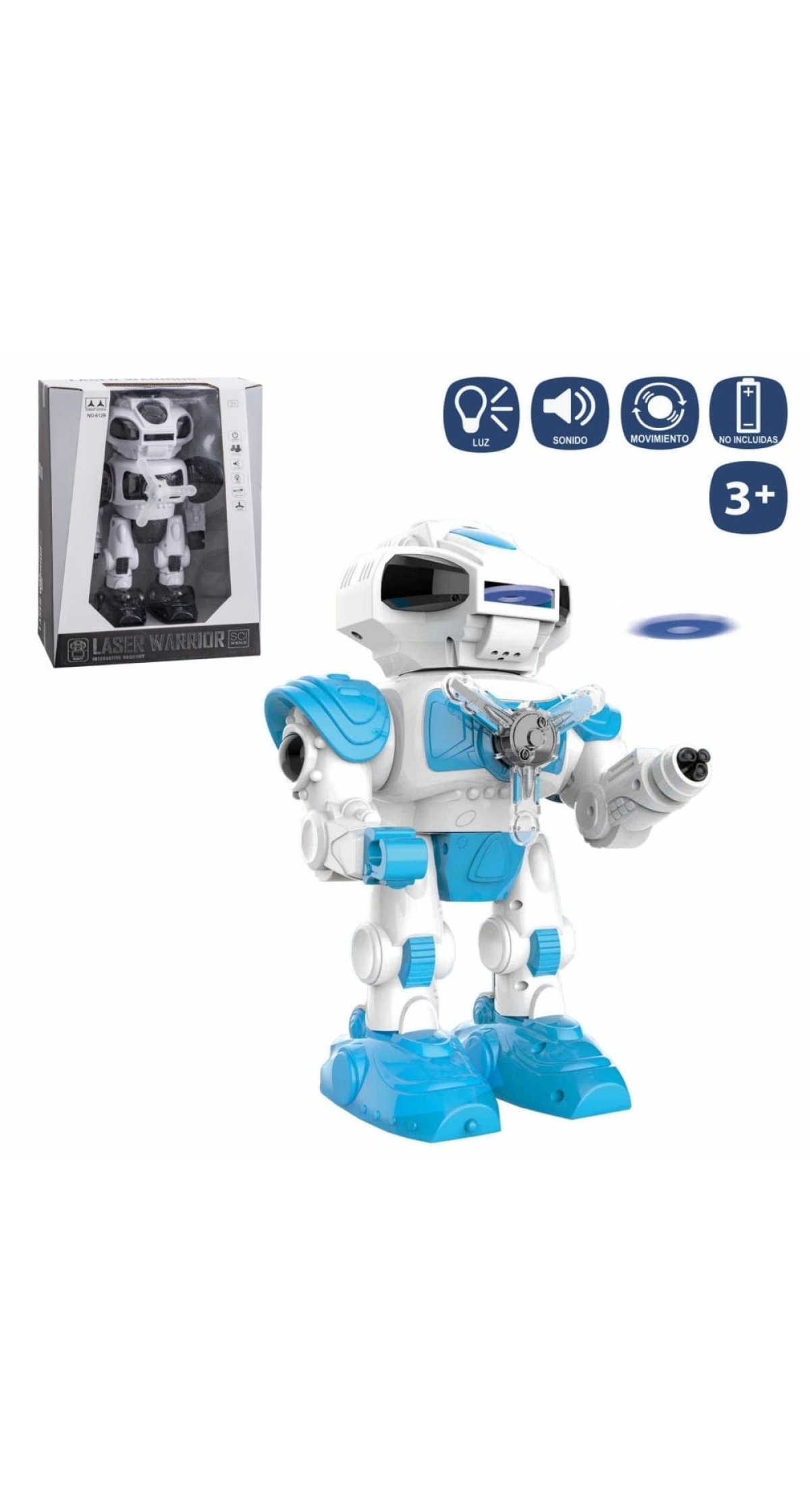 Robot With Light, Sound & Movement - 26cm