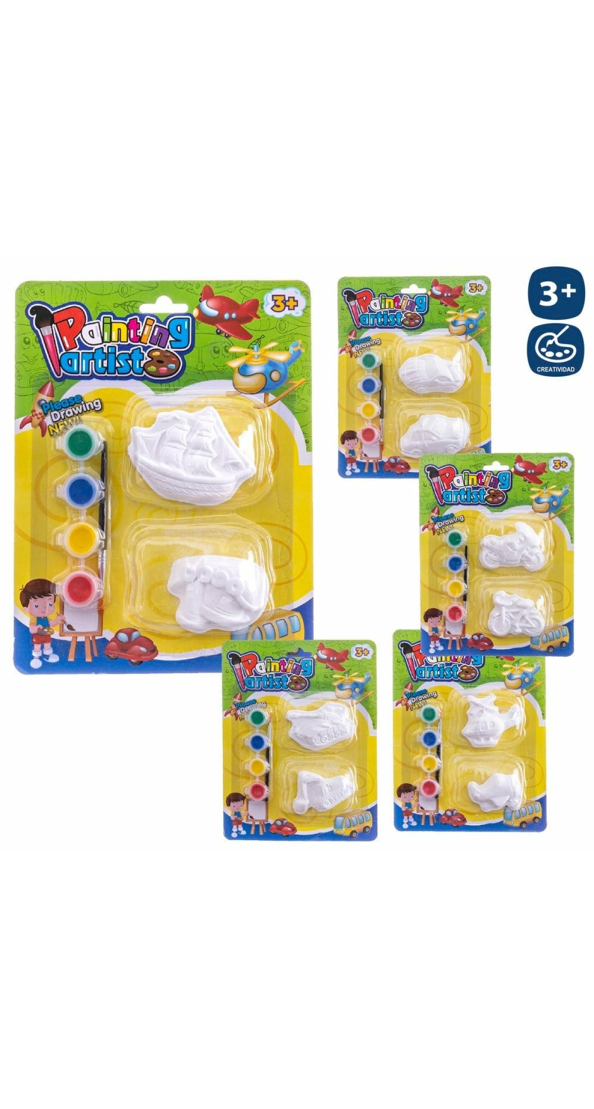 Clay Mold To Paint Set