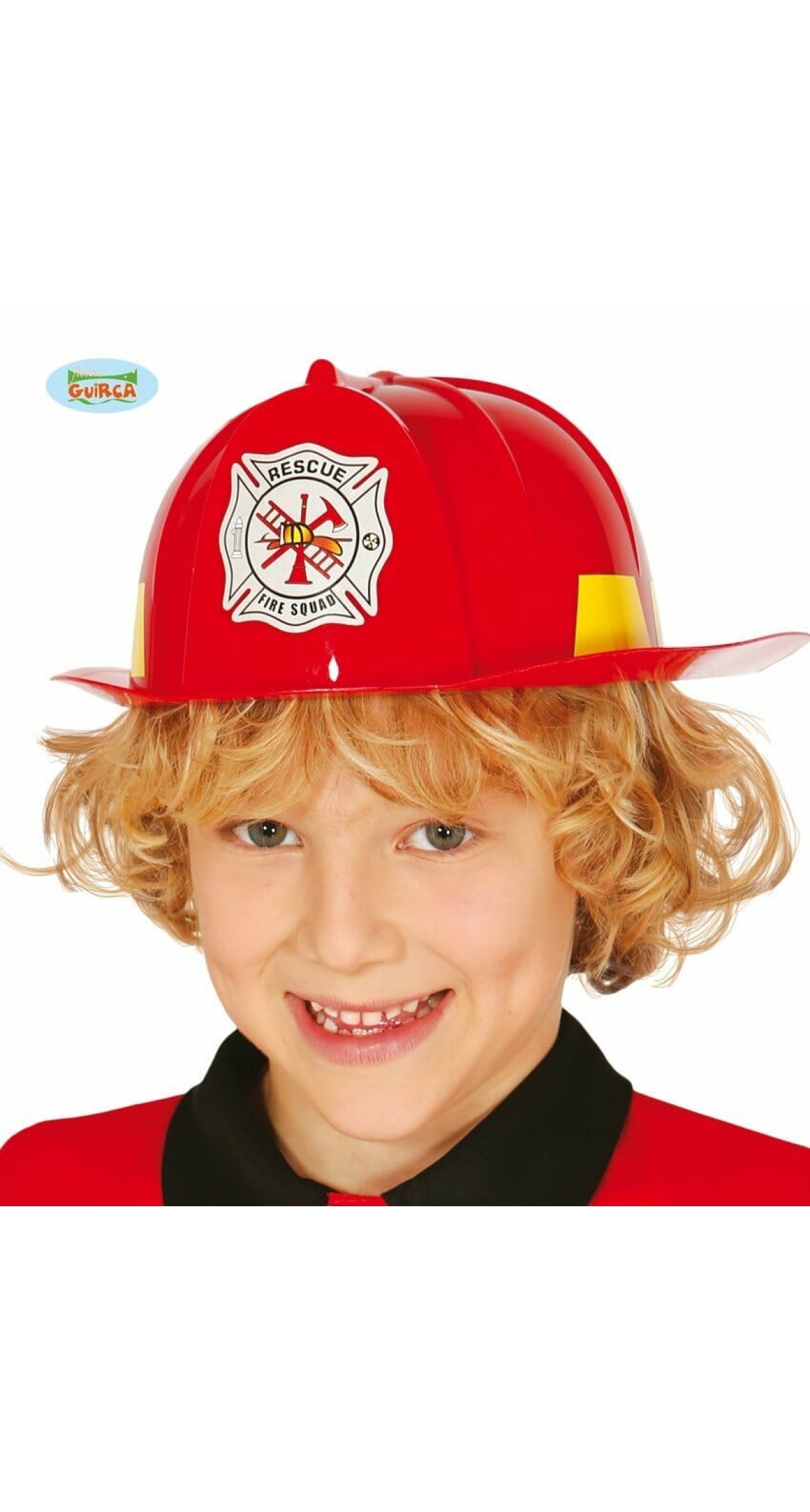 Fireman Plastic Helmet (Casco Bombero Infantil) - Child One Size