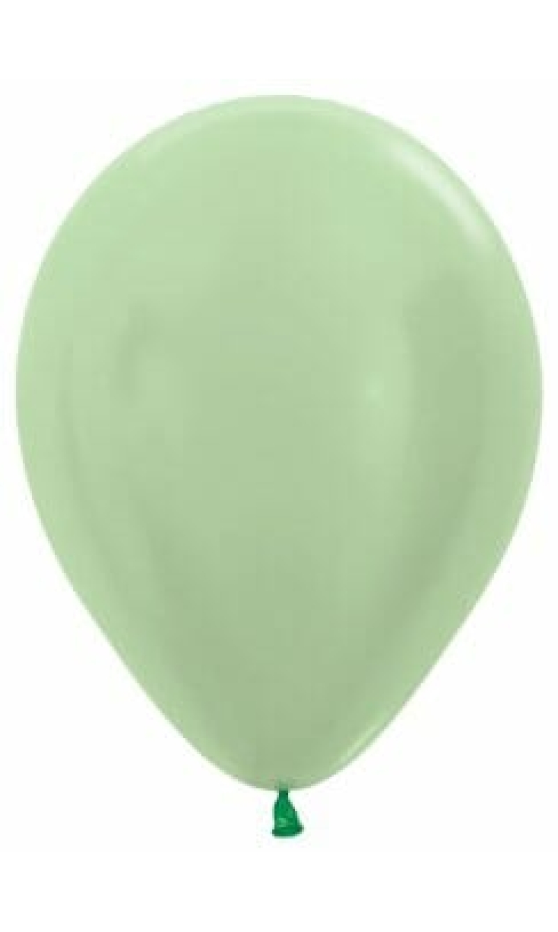 Satin Pearl - Green 12" Balloon