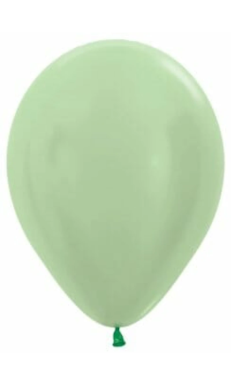 Satin Pearl - Green 12" Balloon