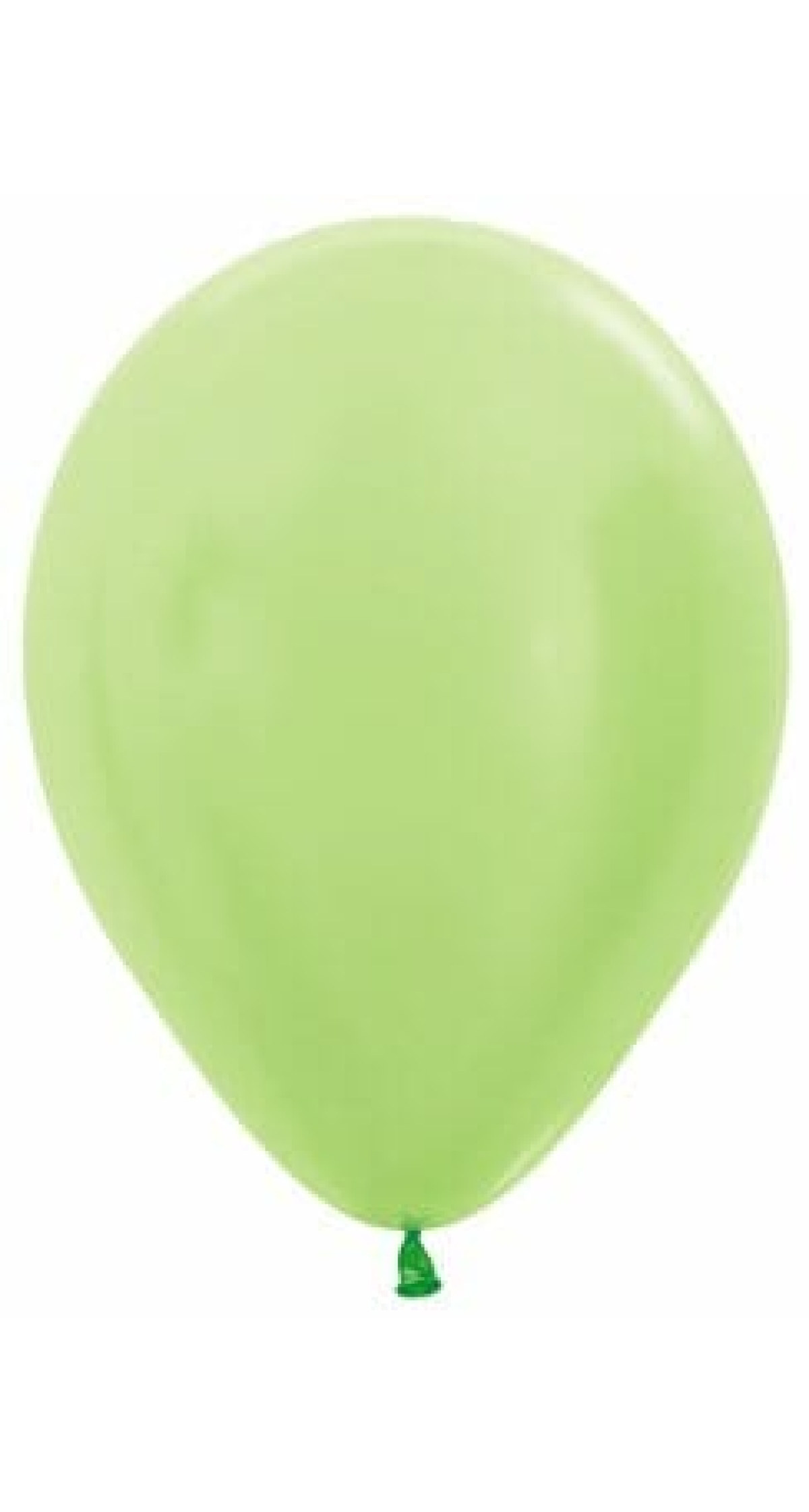 Satin Pearl - Lime Green 12" Balloon