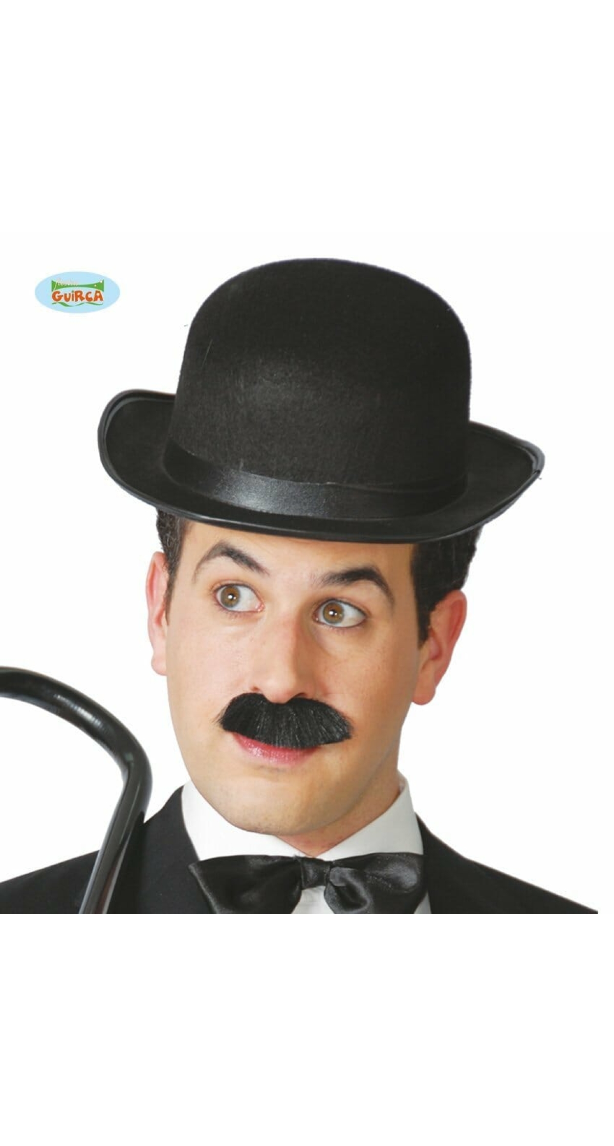 Black Felt Bowler Hat - Adult One Size