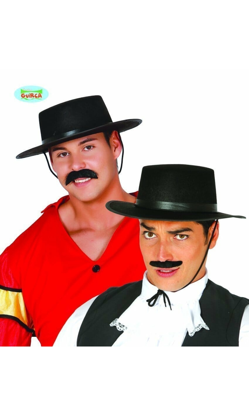 Black Felt Flamenco Hat