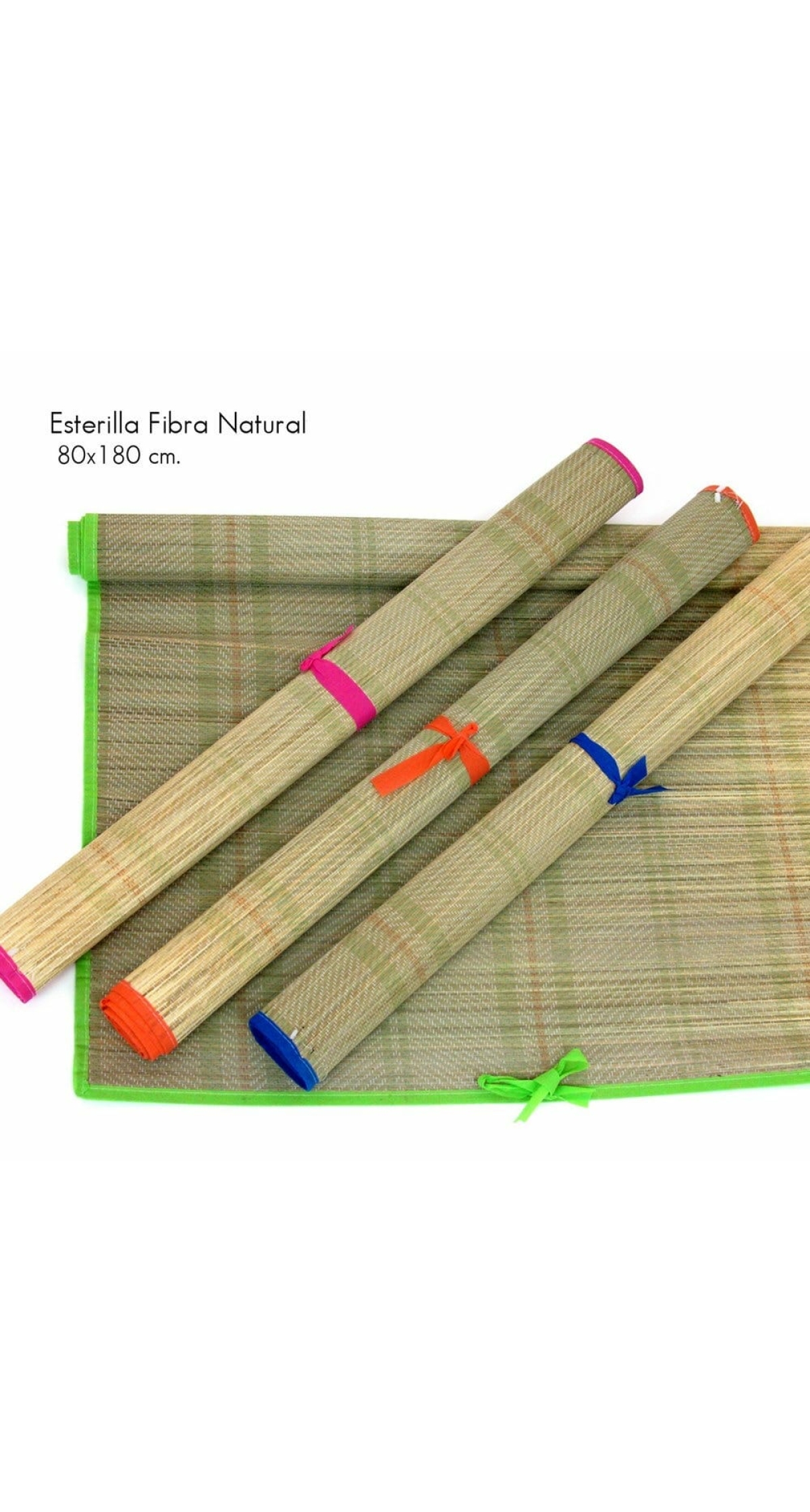 Natural Beach Fibre Mat Assorted Colors 180x80cm (Online Only)