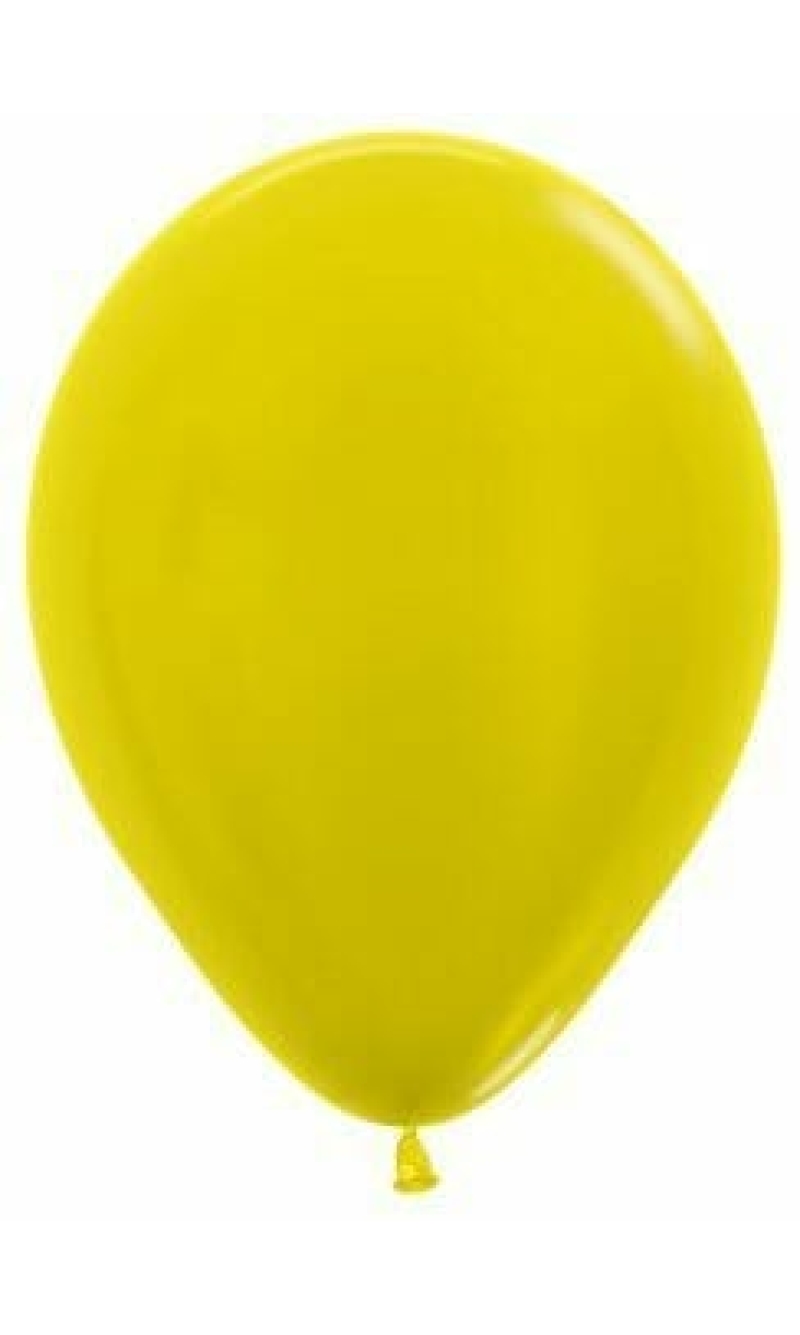 Metallic - Yellow 12" Balloon