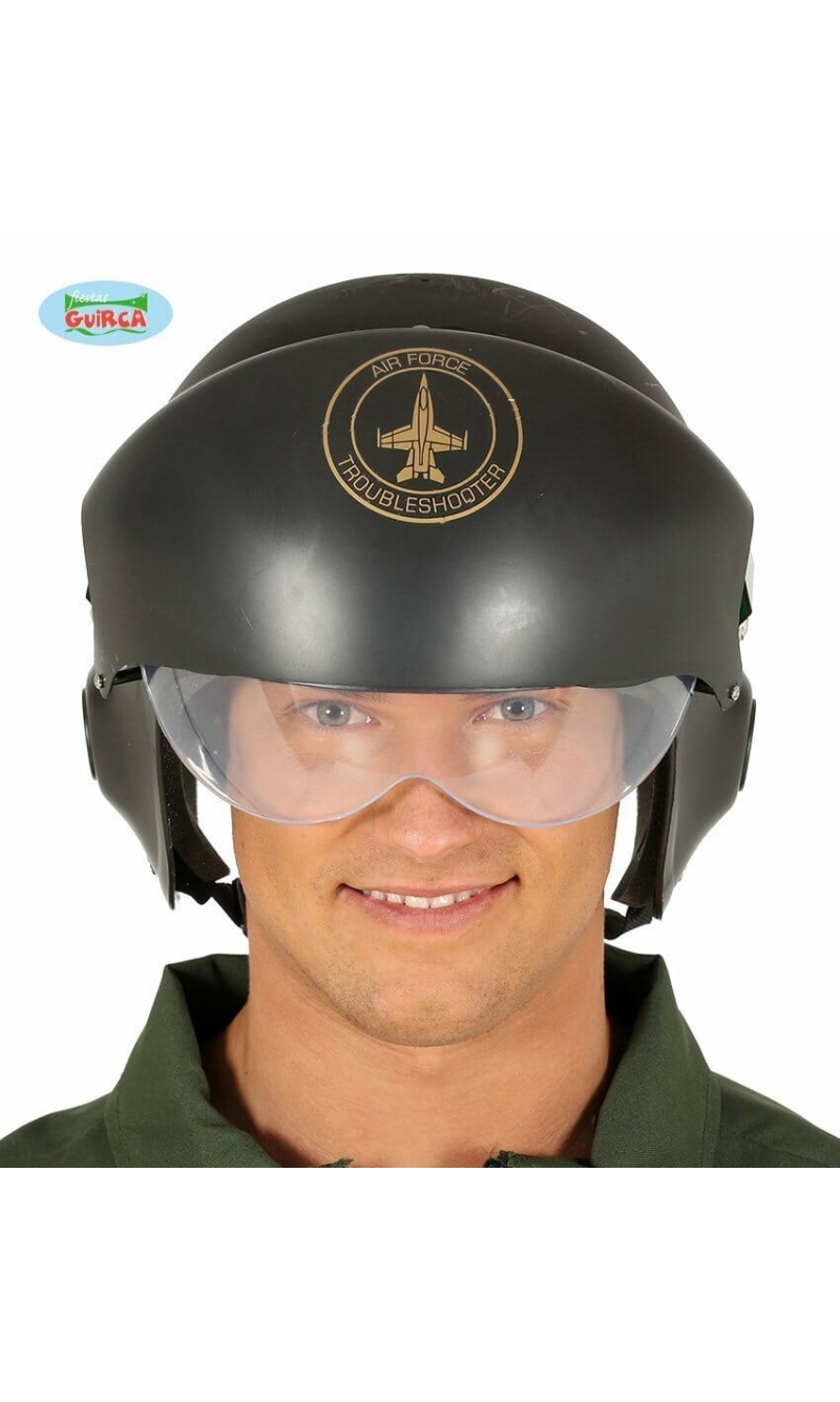 Fighter Pilot Helmet - Adult One Size