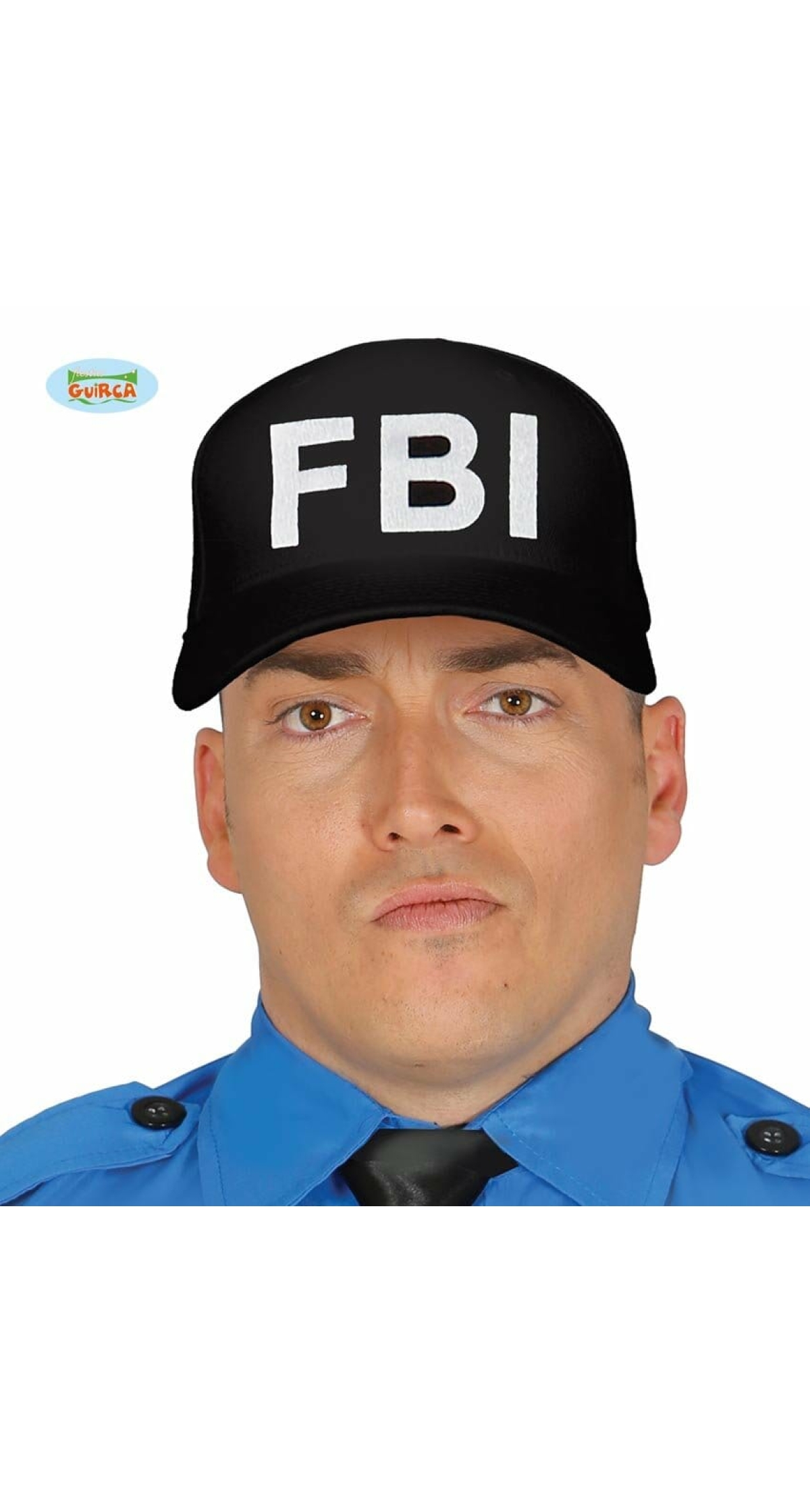 Black F.B.I. Hat - Adult One Size