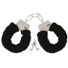 Handcuffs Furry Black - Adult One Size