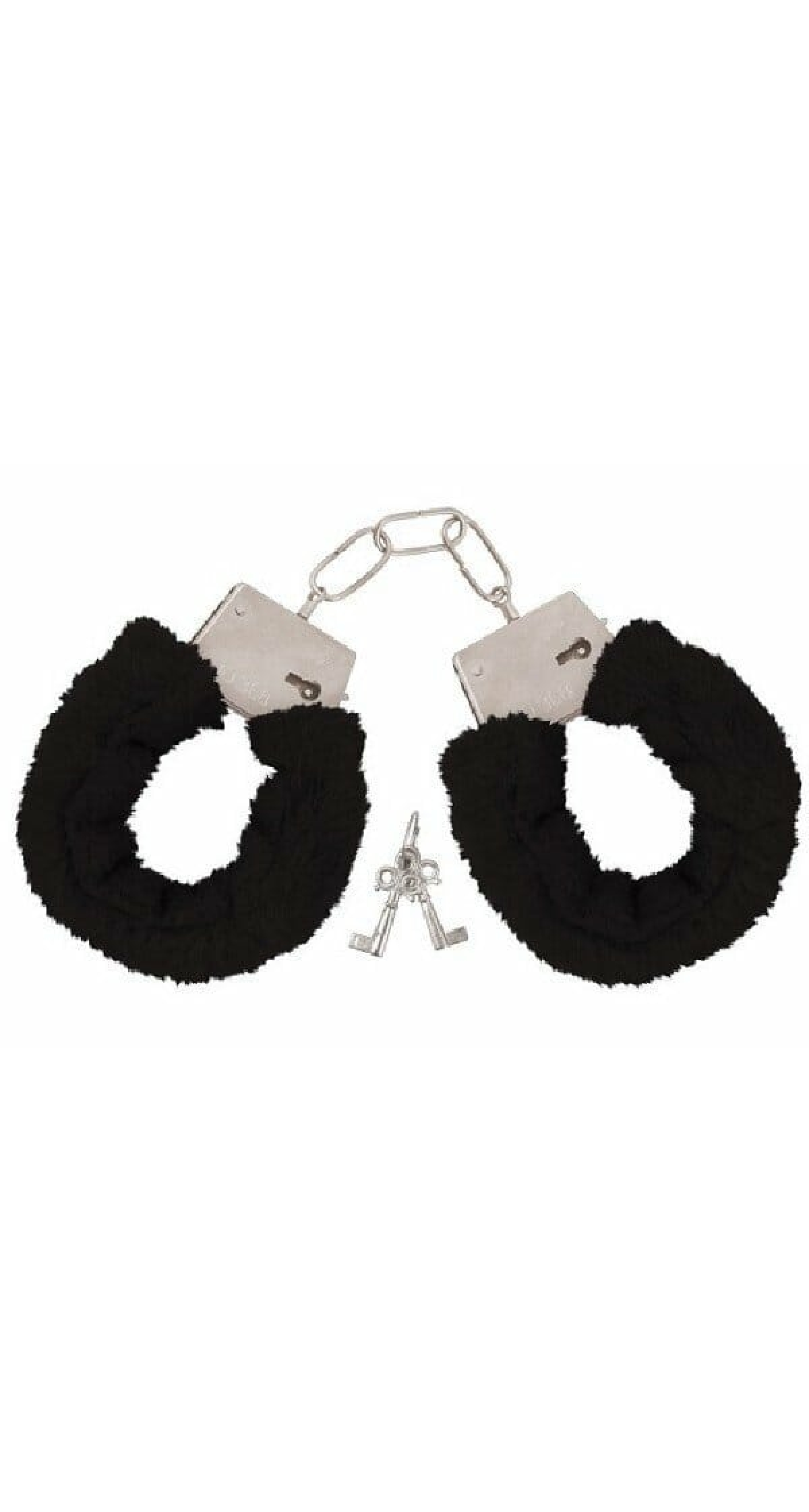 Handcuffs Furry Black - Adult One Size