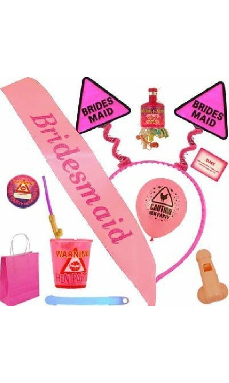 Hen Party Bridesmaid Set - 11pcs