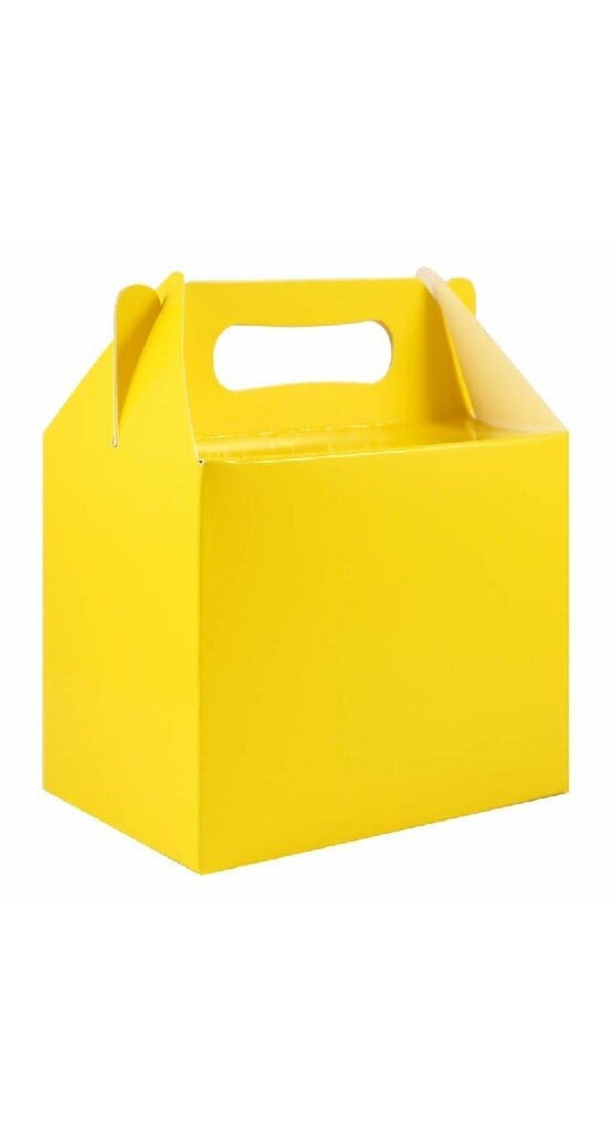 Party Favour /  Lunch Box - Yellow