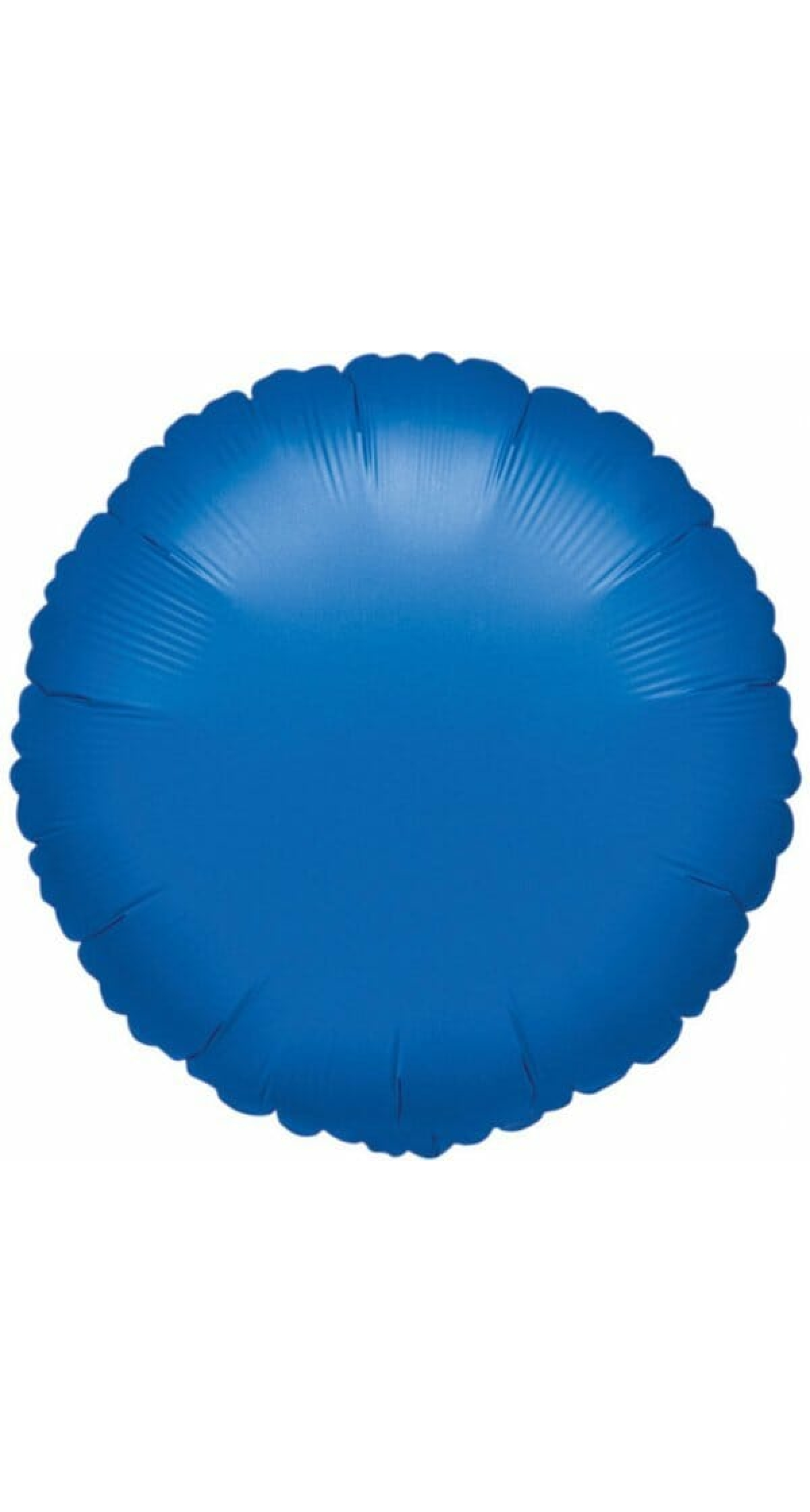 Metallic Blue Round Foil Balloon 18"