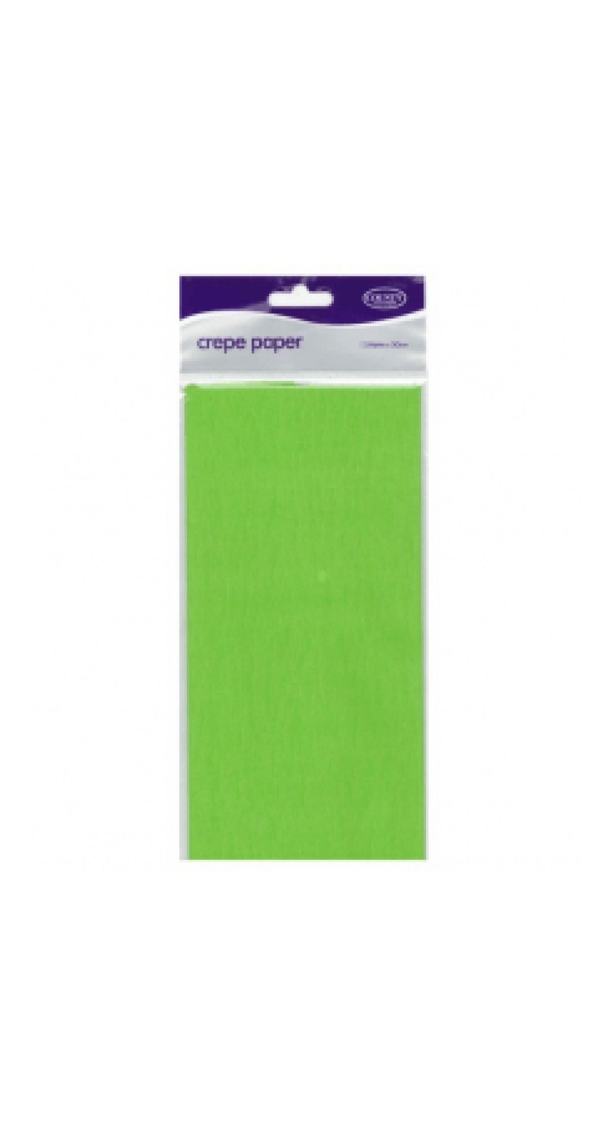 Crepe Paper Light Green - 150cm x 50cm