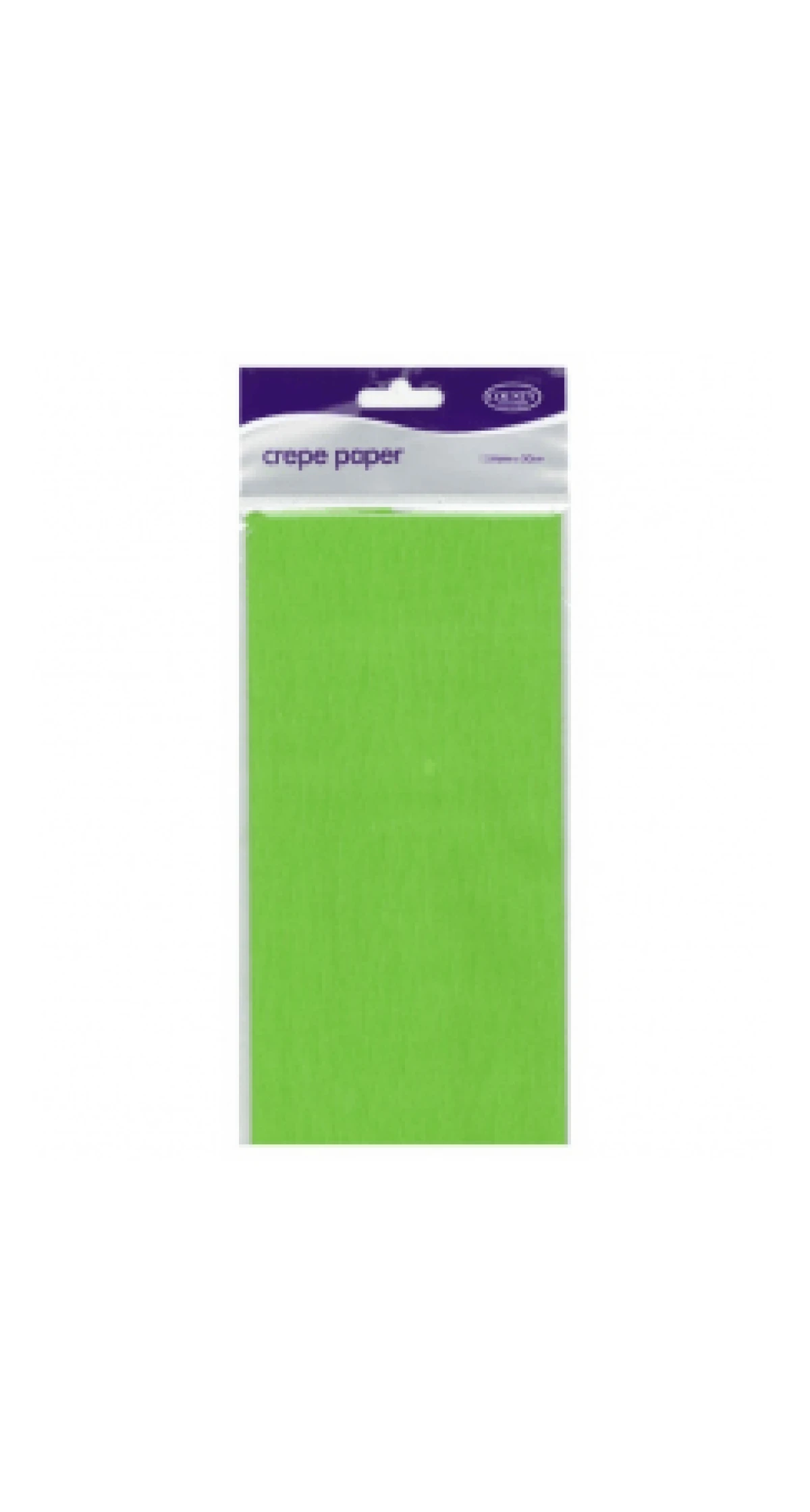 Crepe Paper Light Green - 150cm x 50cm