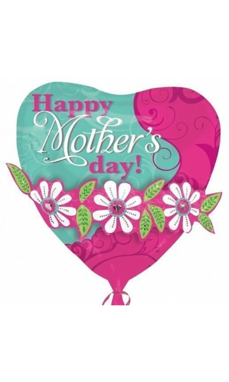 Mother`s Day Garland Multi XL Foil Balloon 24'' (61cm)