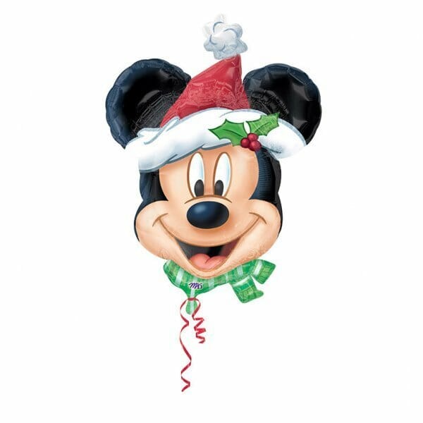 Super Shape Mickey Christmas Foil Balloon 27'' x 21'' (69cm x 53cm)