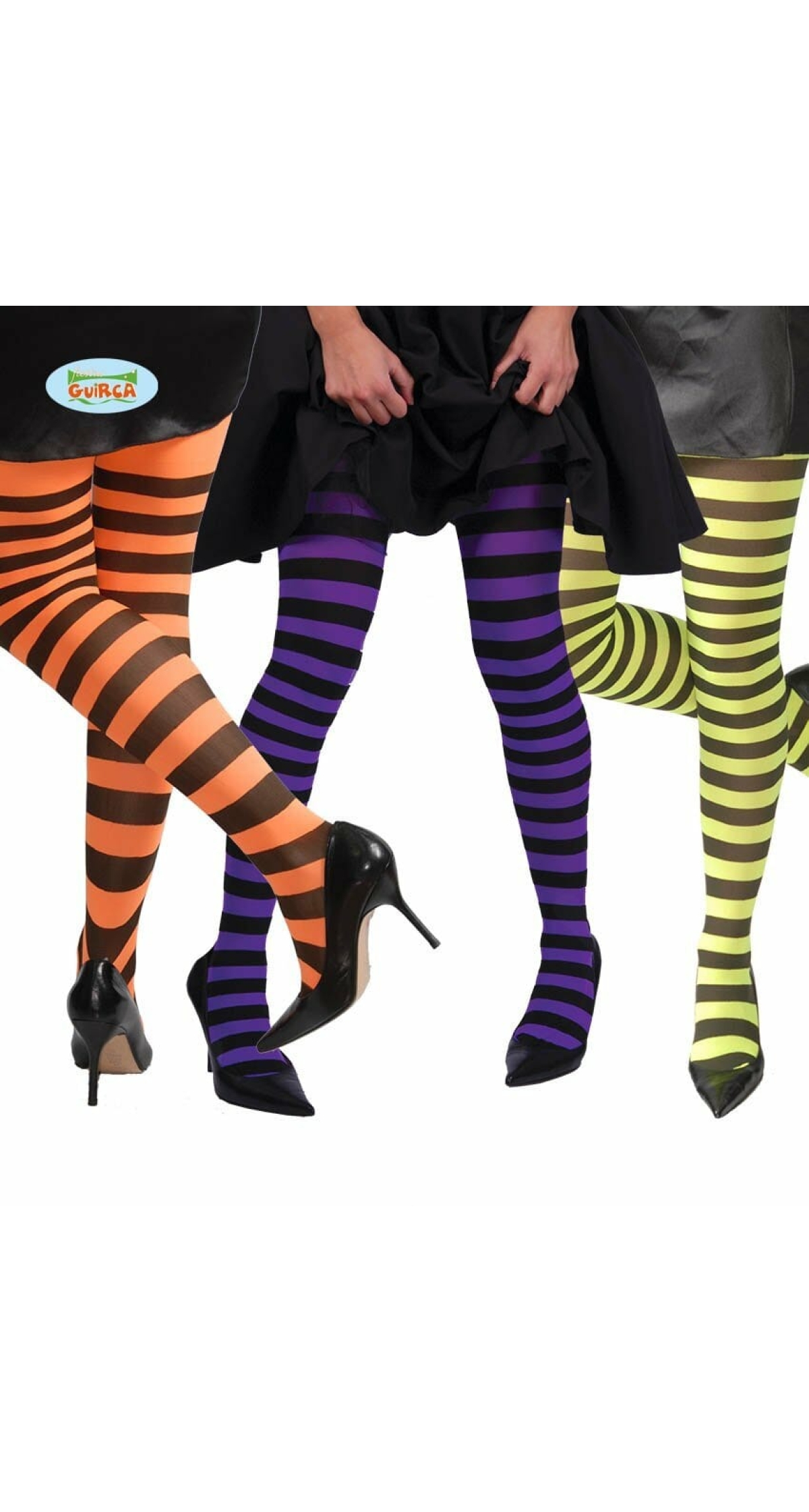 Women Striped Tights (Assorted Colours)