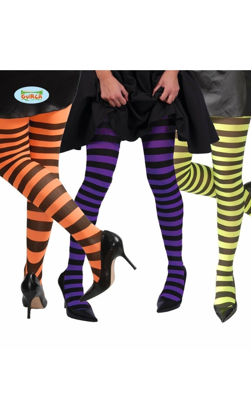 Women Striped Tights (Assorted Colours)