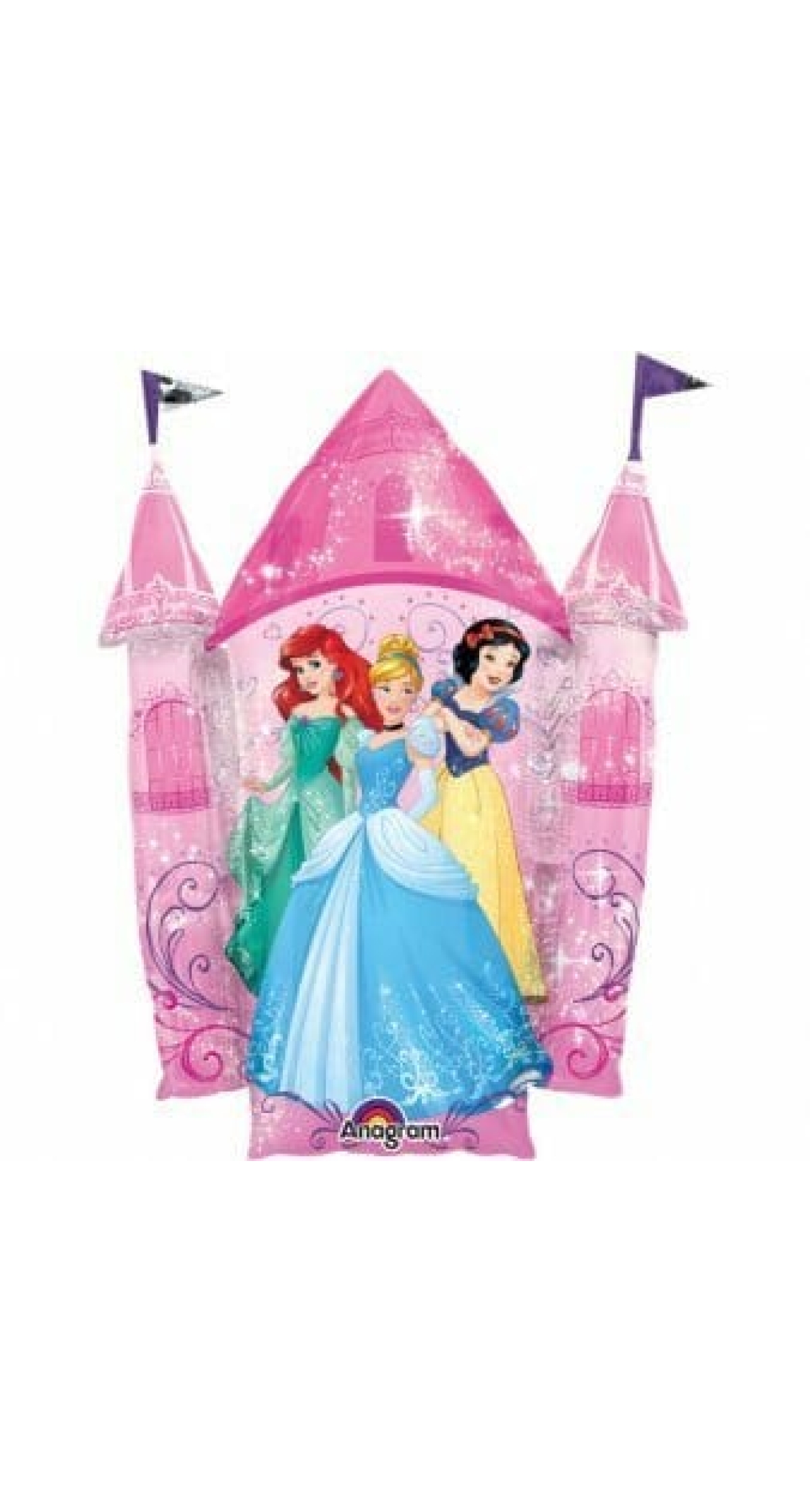 Princess Castle Super Shape Foil Balloon 26" x 35" (66cm x 88cm)
