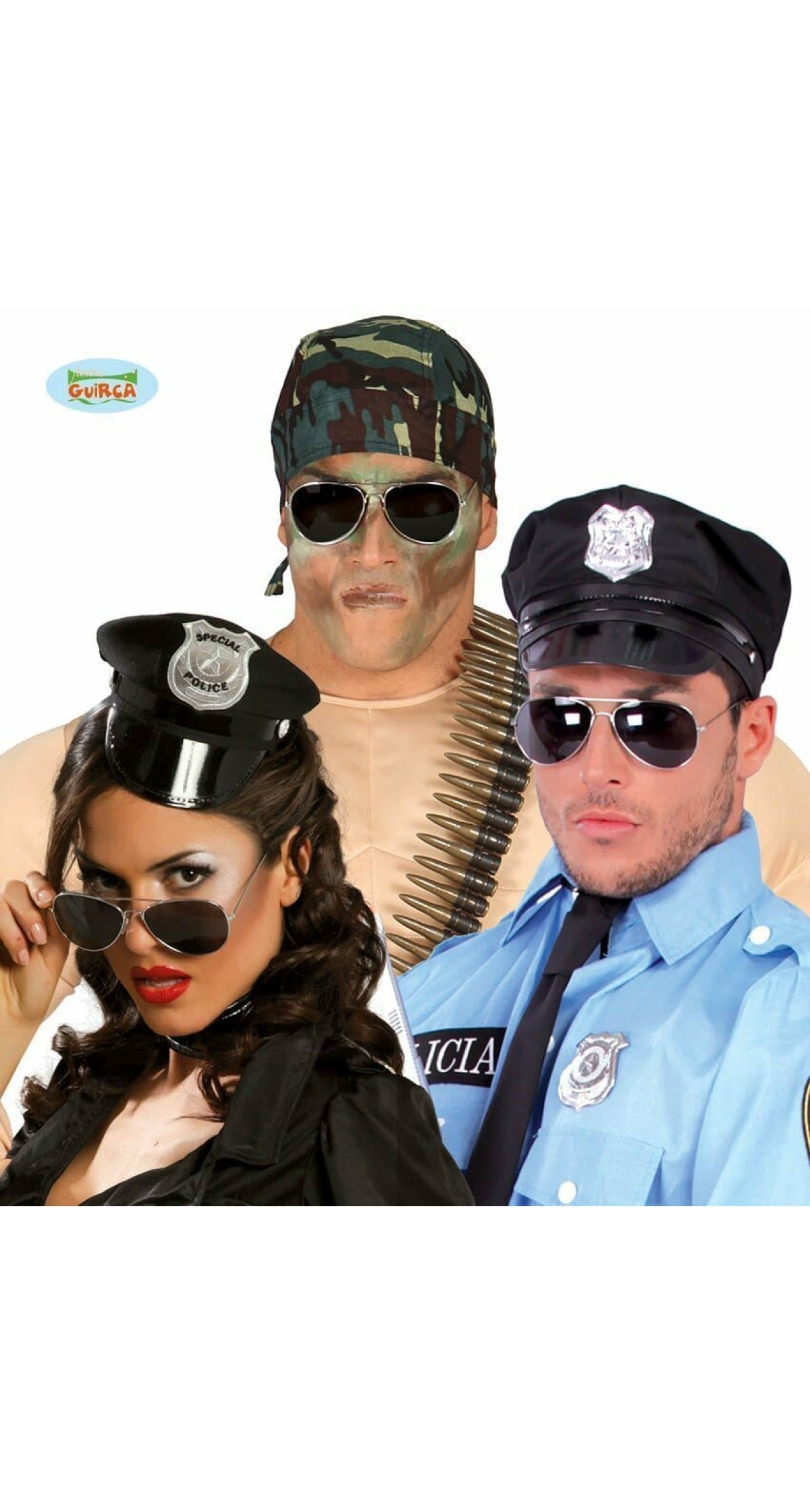 Police Glasses - Adult One Size