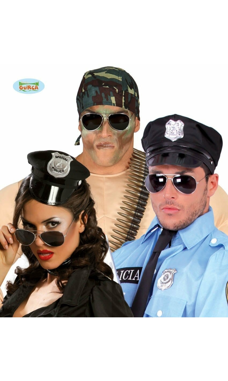 Police Glasses - Adult One Size