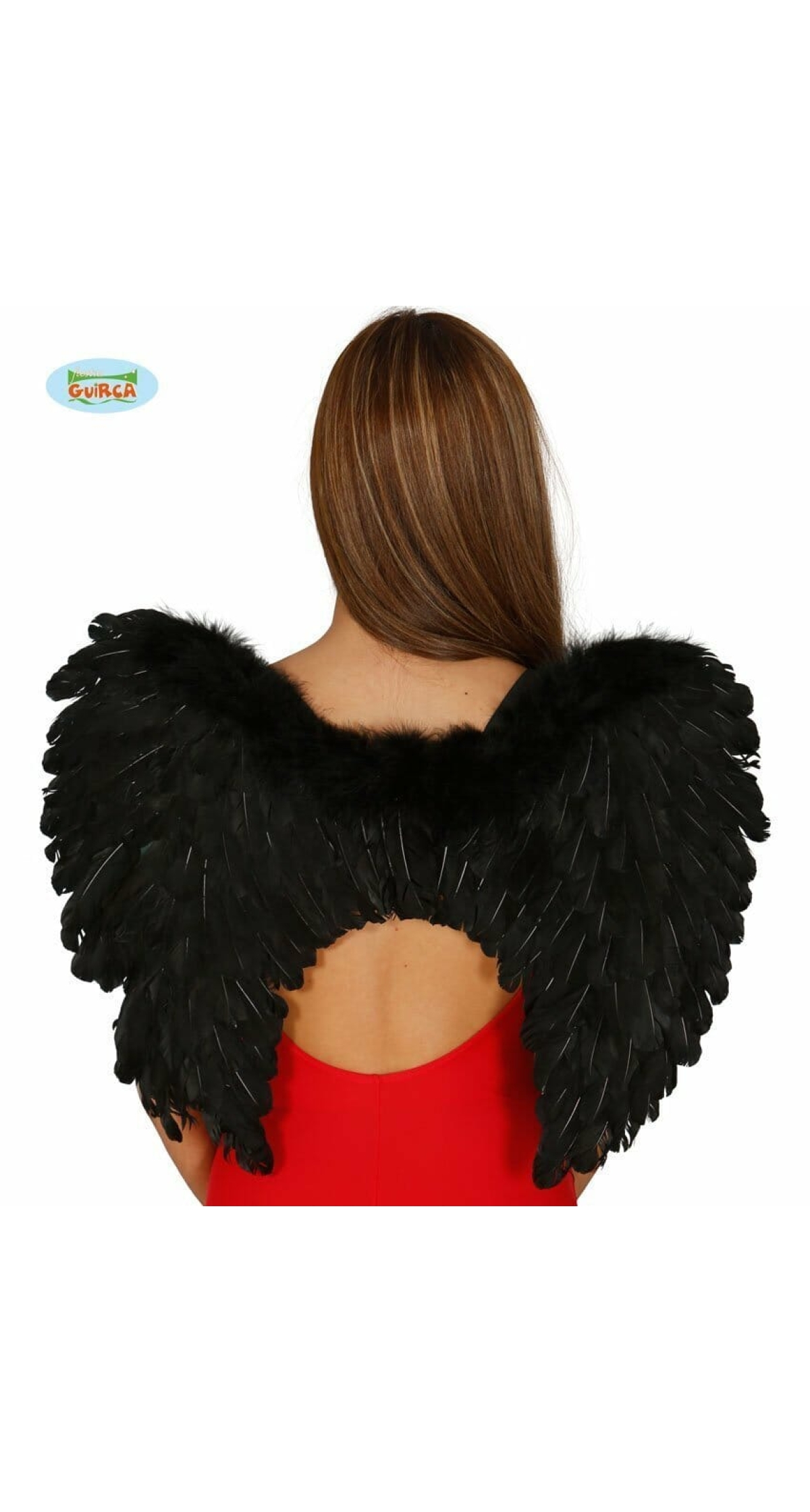 Black Feather Wings 50cm