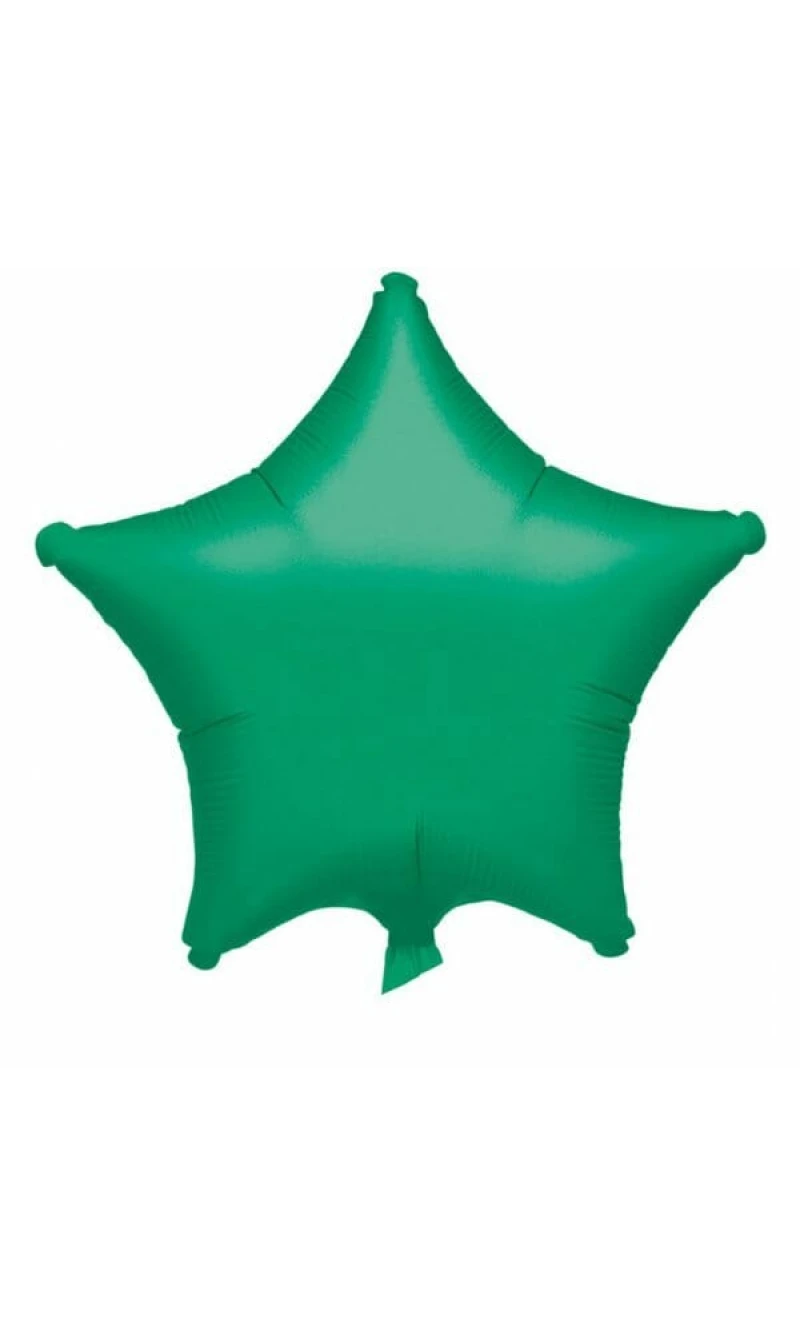 Metallic Green Star Foil Balloon 19''
