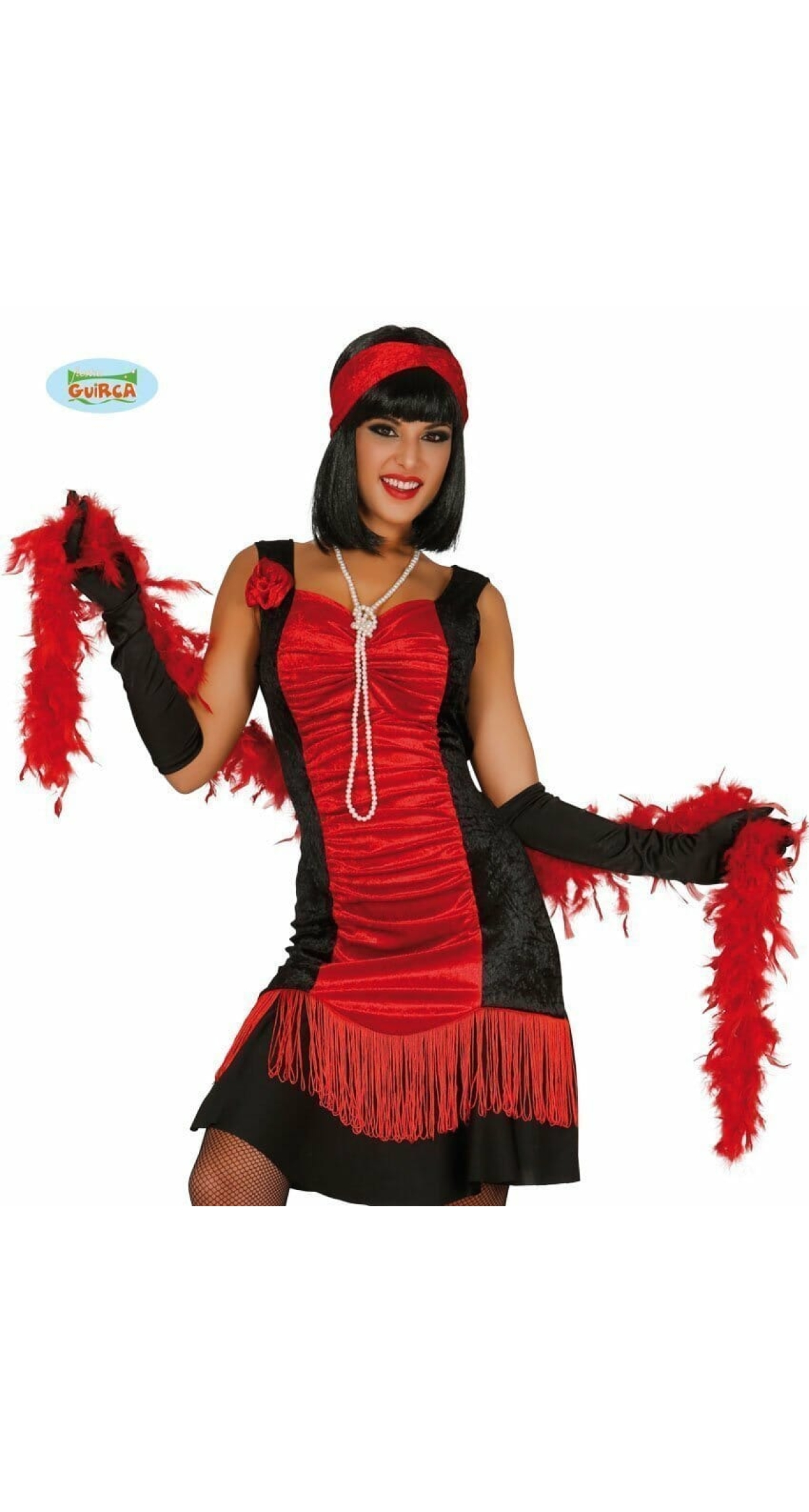 Boa With Red Feather (40 Grams) - 1.80m