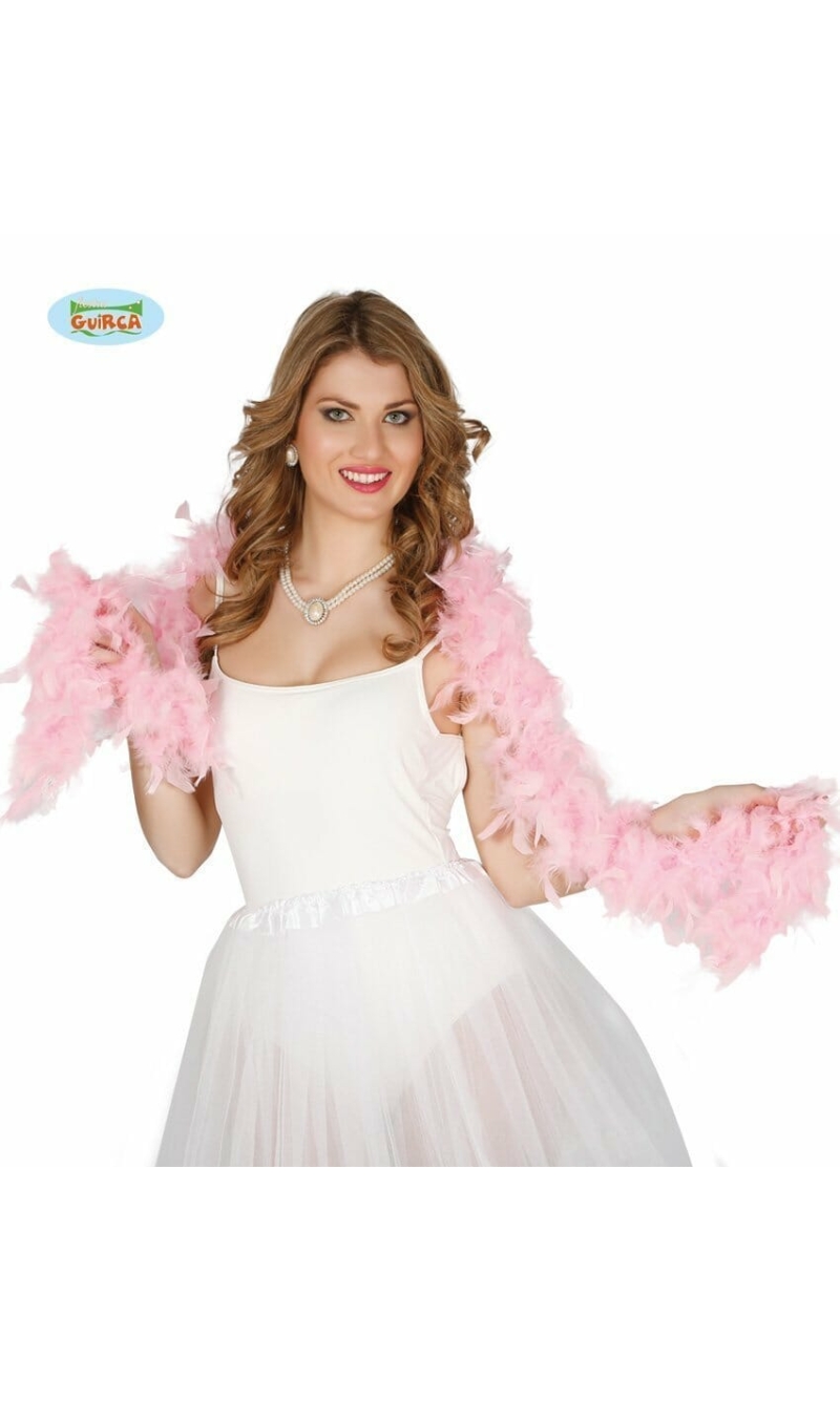 Boa With Pink Feather (40 Grams) - 1.80m