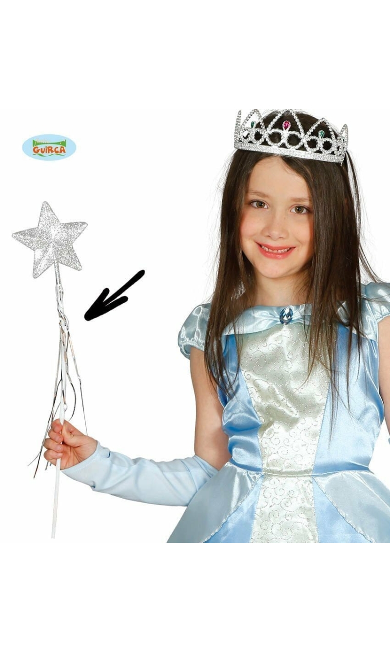 Silver Fairy Wand 53cm