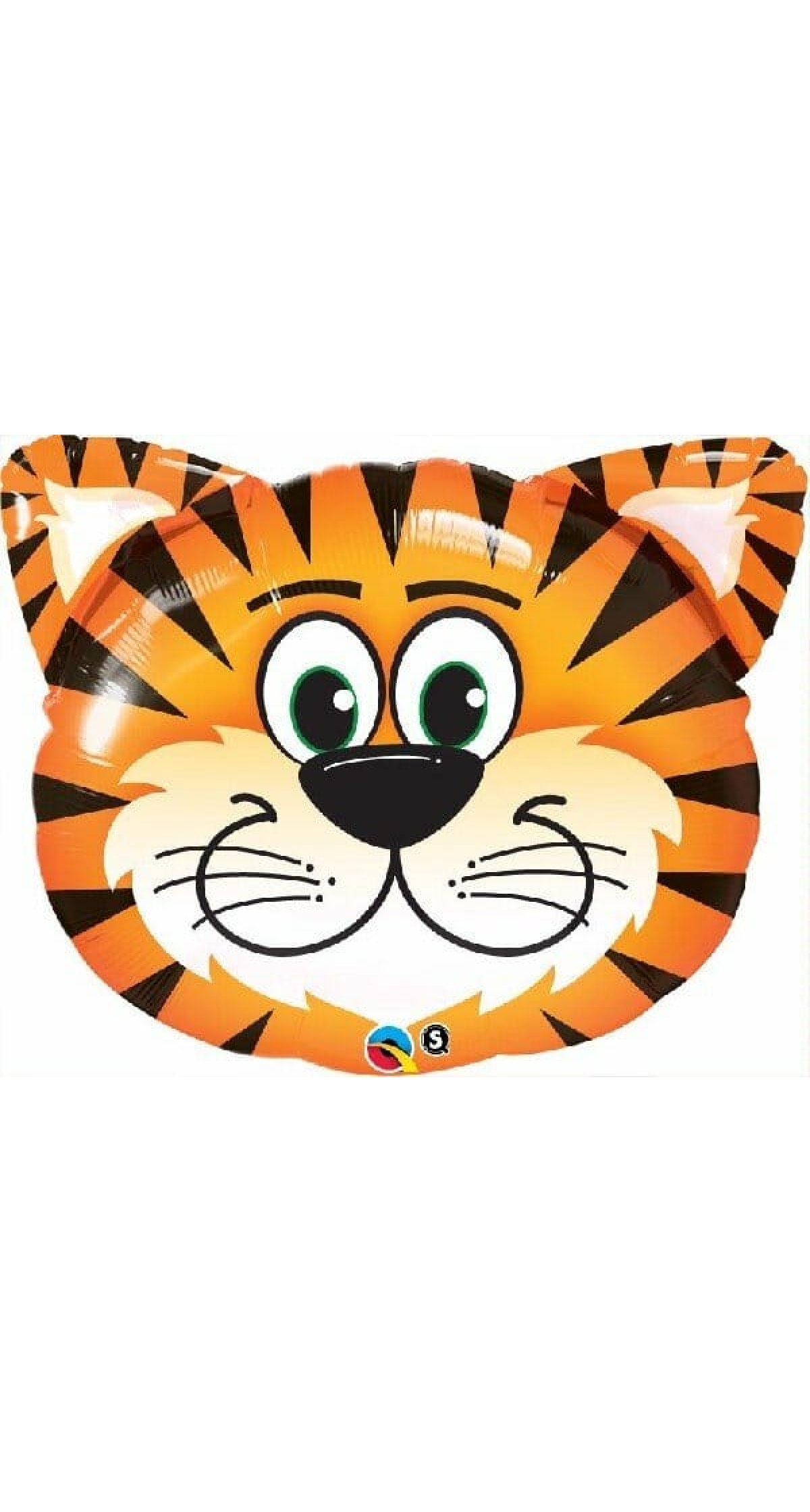 Tickled Tiger SuperShape Foil Balloon - 30 Inch