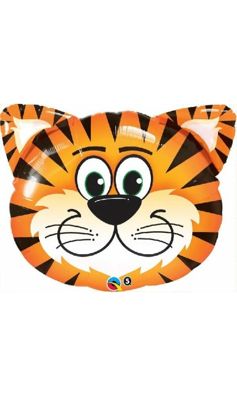 Tickled Tiger SuperShape Foil Balloon - 30 Inch