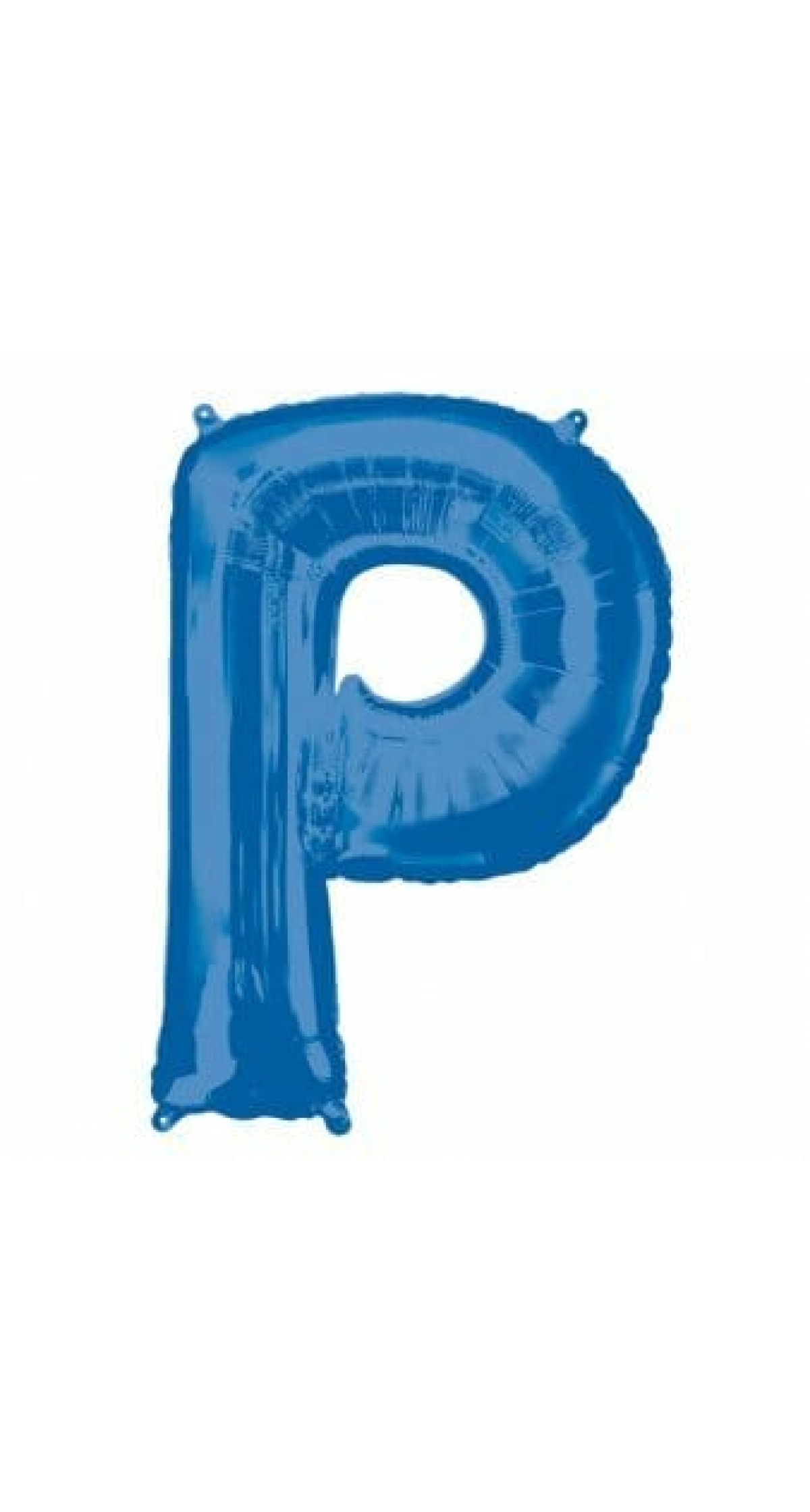 Blue Letter " P " Foil Balloon 34''