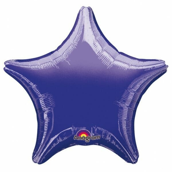 Metallic Purple Jumbo Star Foil Balloon 32" (81cm)