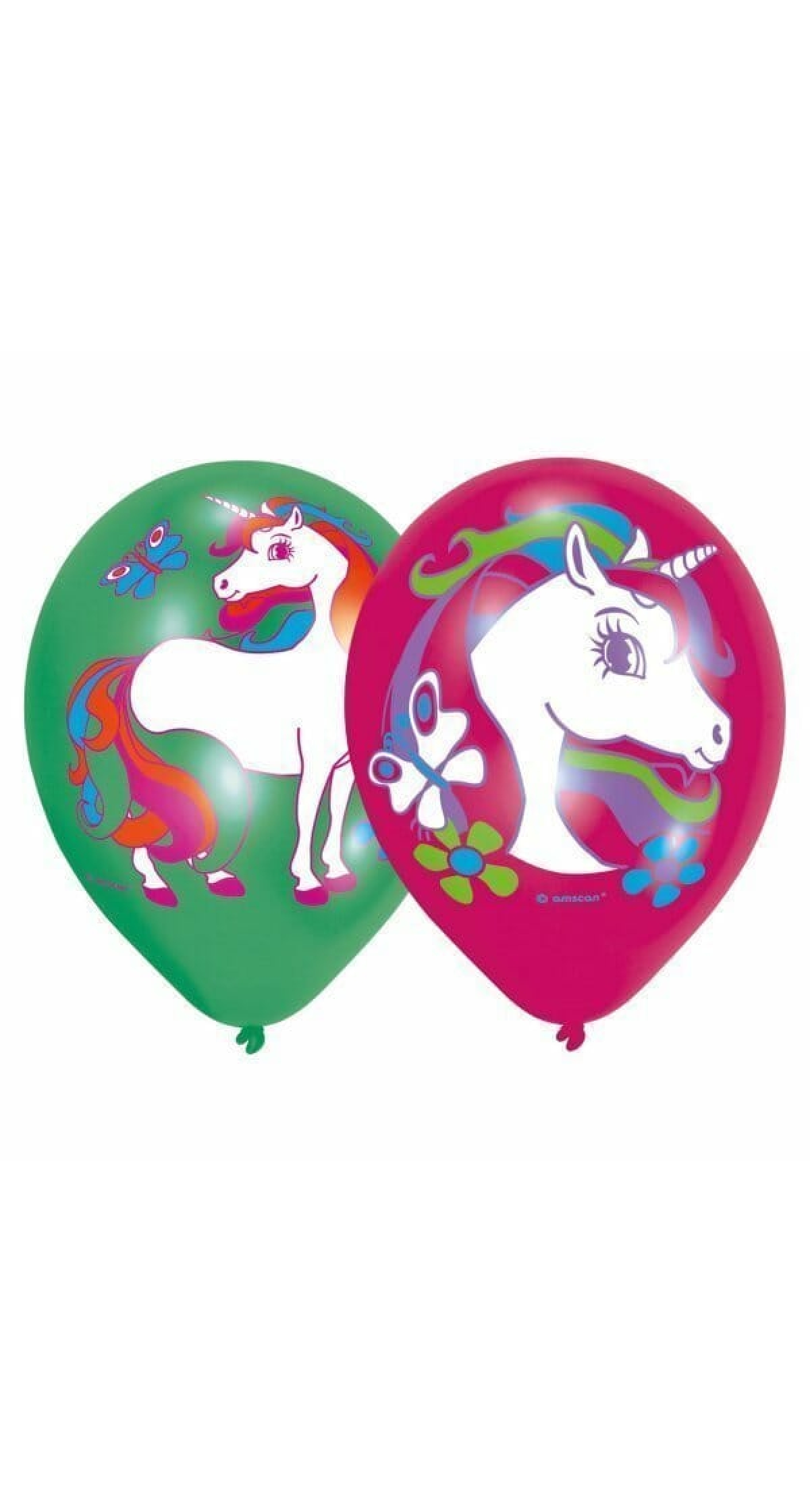 Unicorn 11'' (27.5cm) Latex Balloons - 6pk