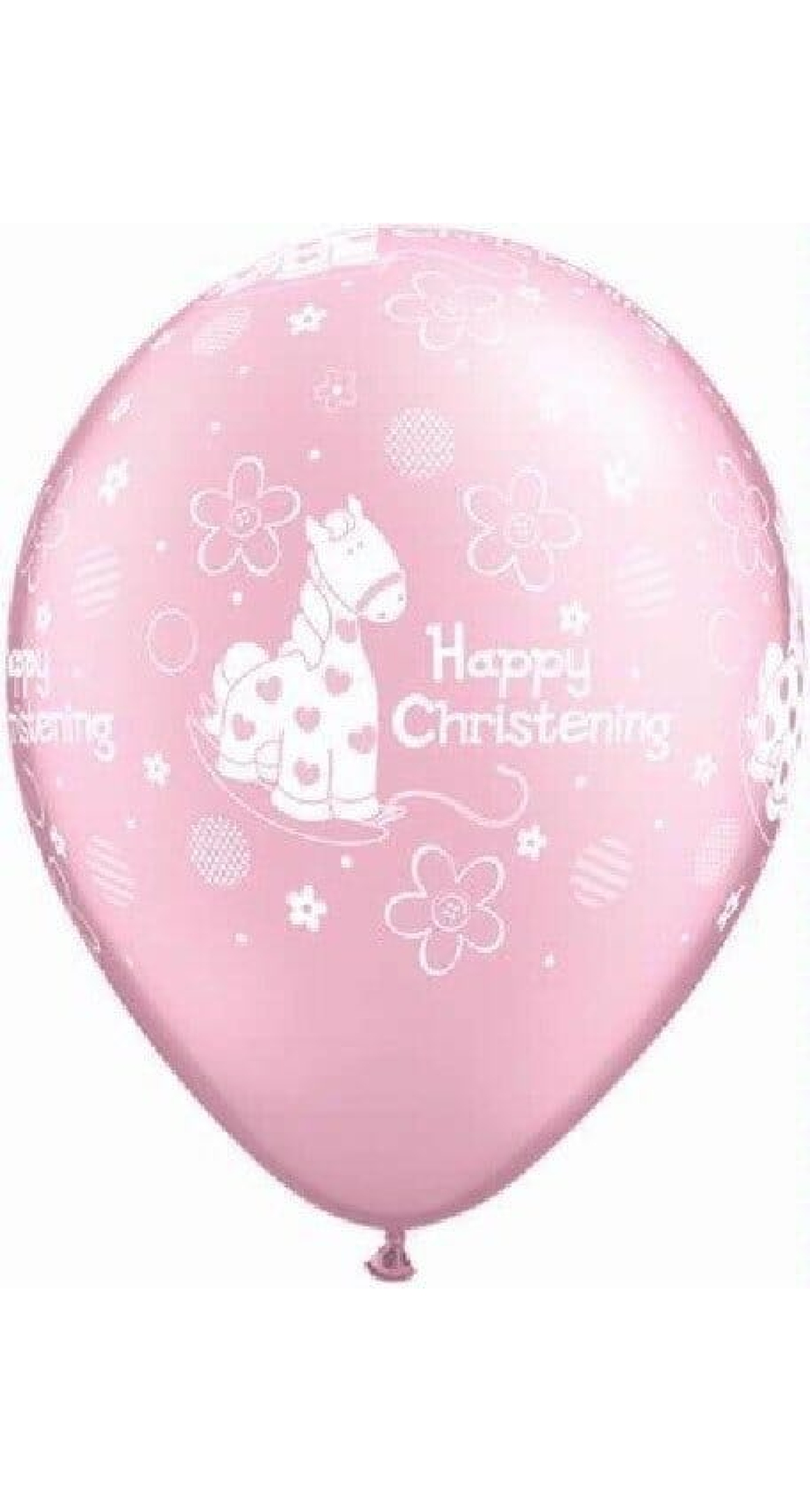 Christening Pony Latex Balloon - 11 Inch