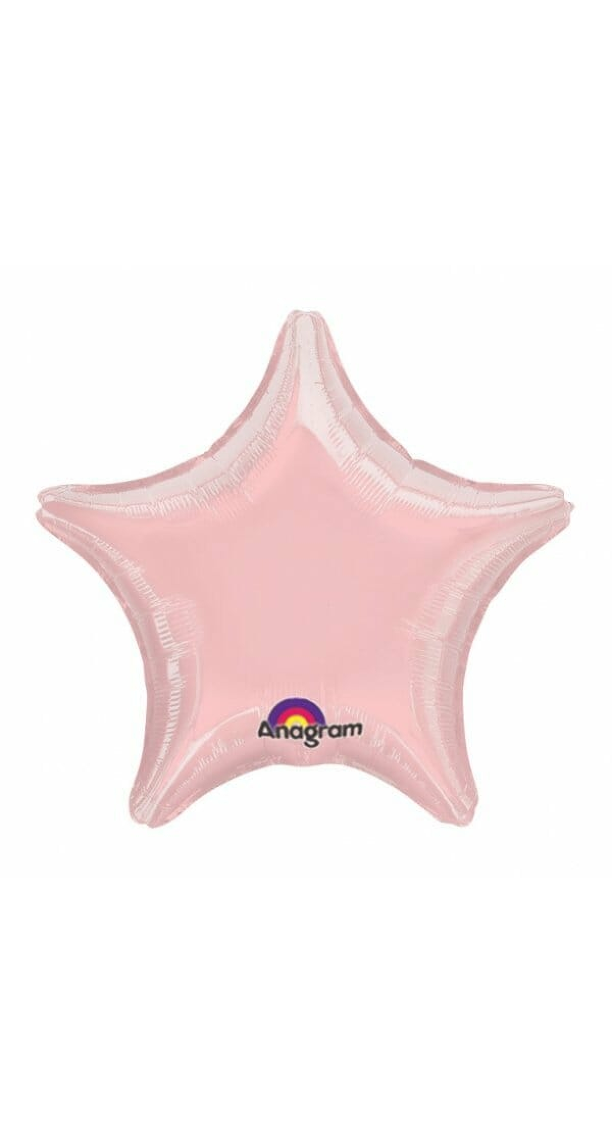 Metallic Pearl Pastel Pink Jumbo Star Foil Balloon 32" (81cm)