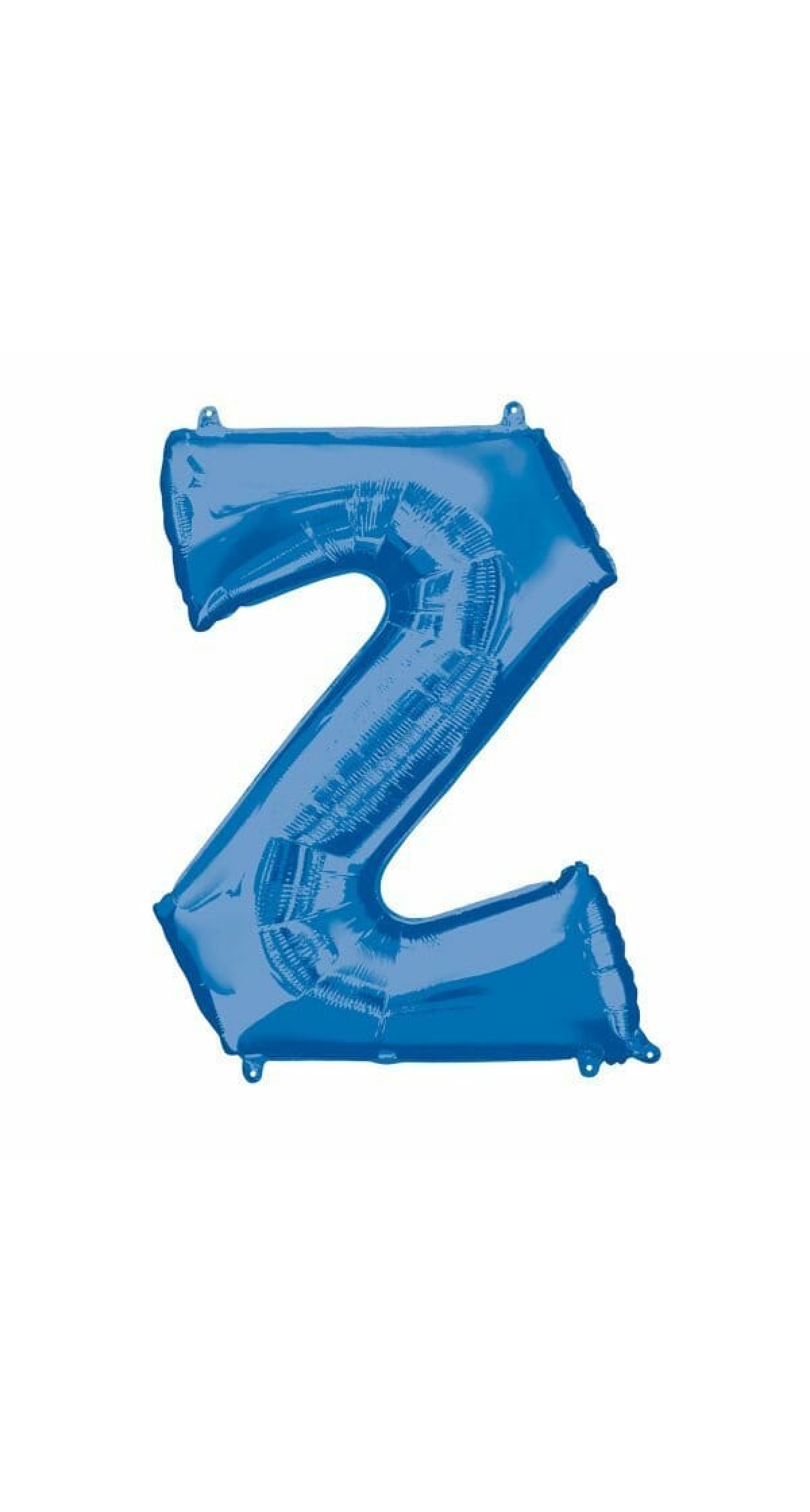 Blue Letter " Z " Foil Balloon 34''