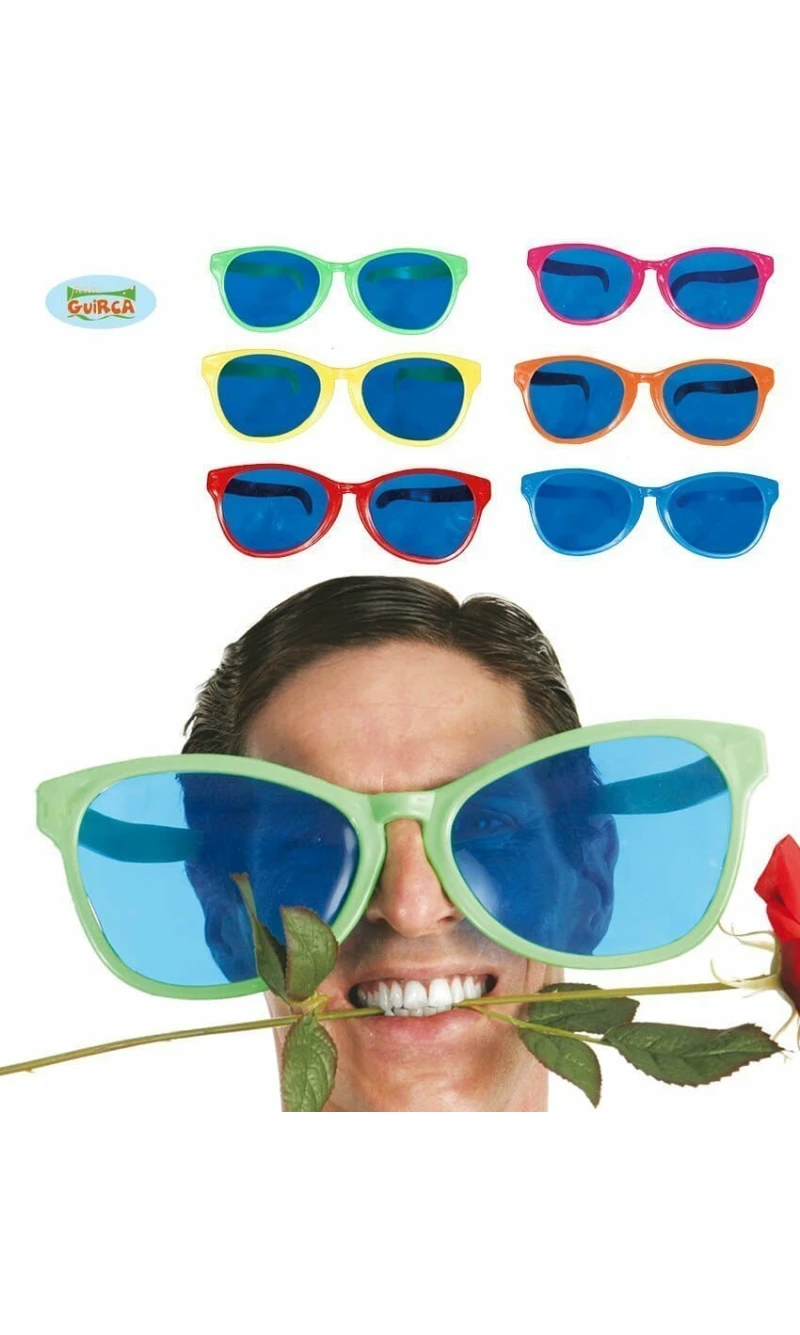 Giant Glasses (Assorted Colors) 28cm - 1pk