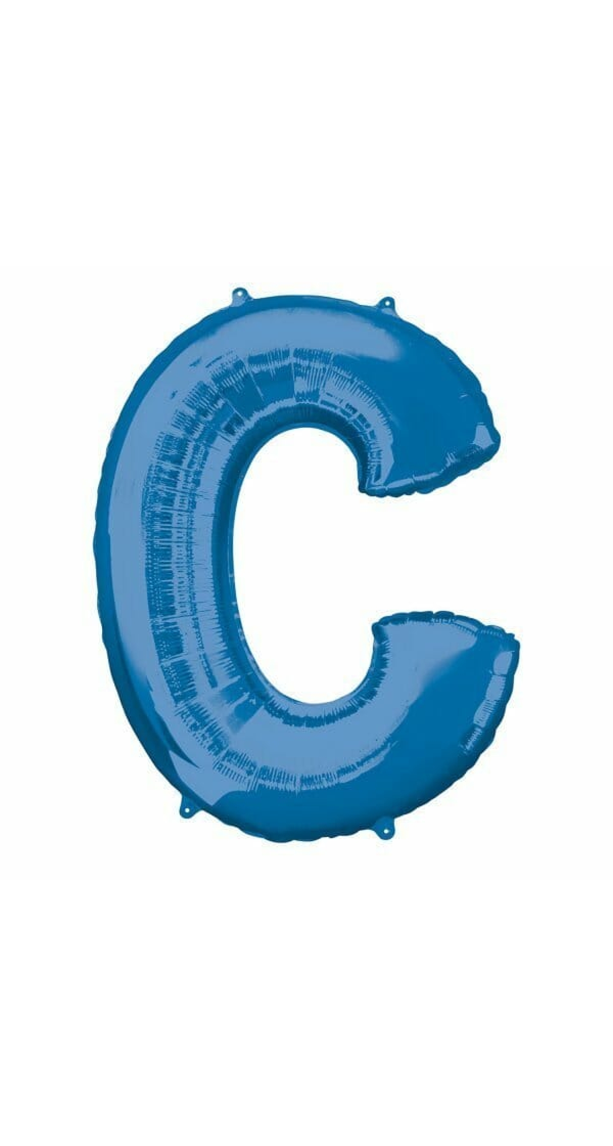 Blue Letter " C " Foil Balloon 34''